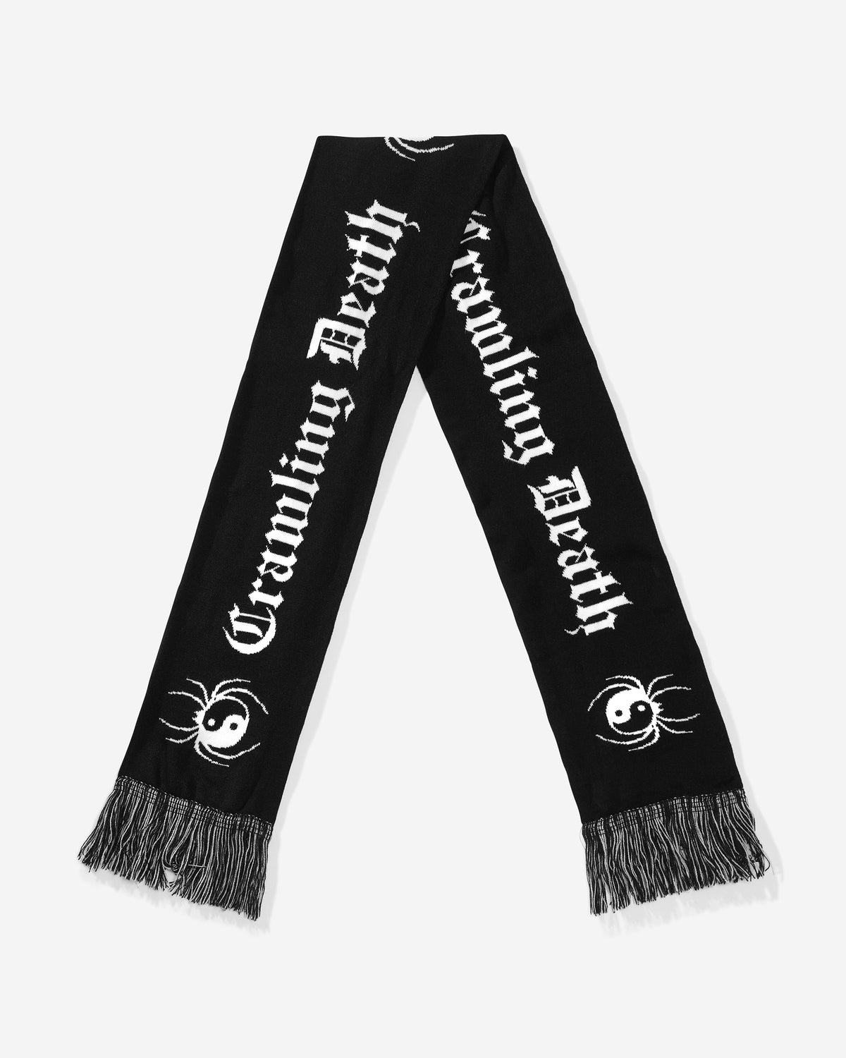 Hands Remember Scarf Gothic Logo