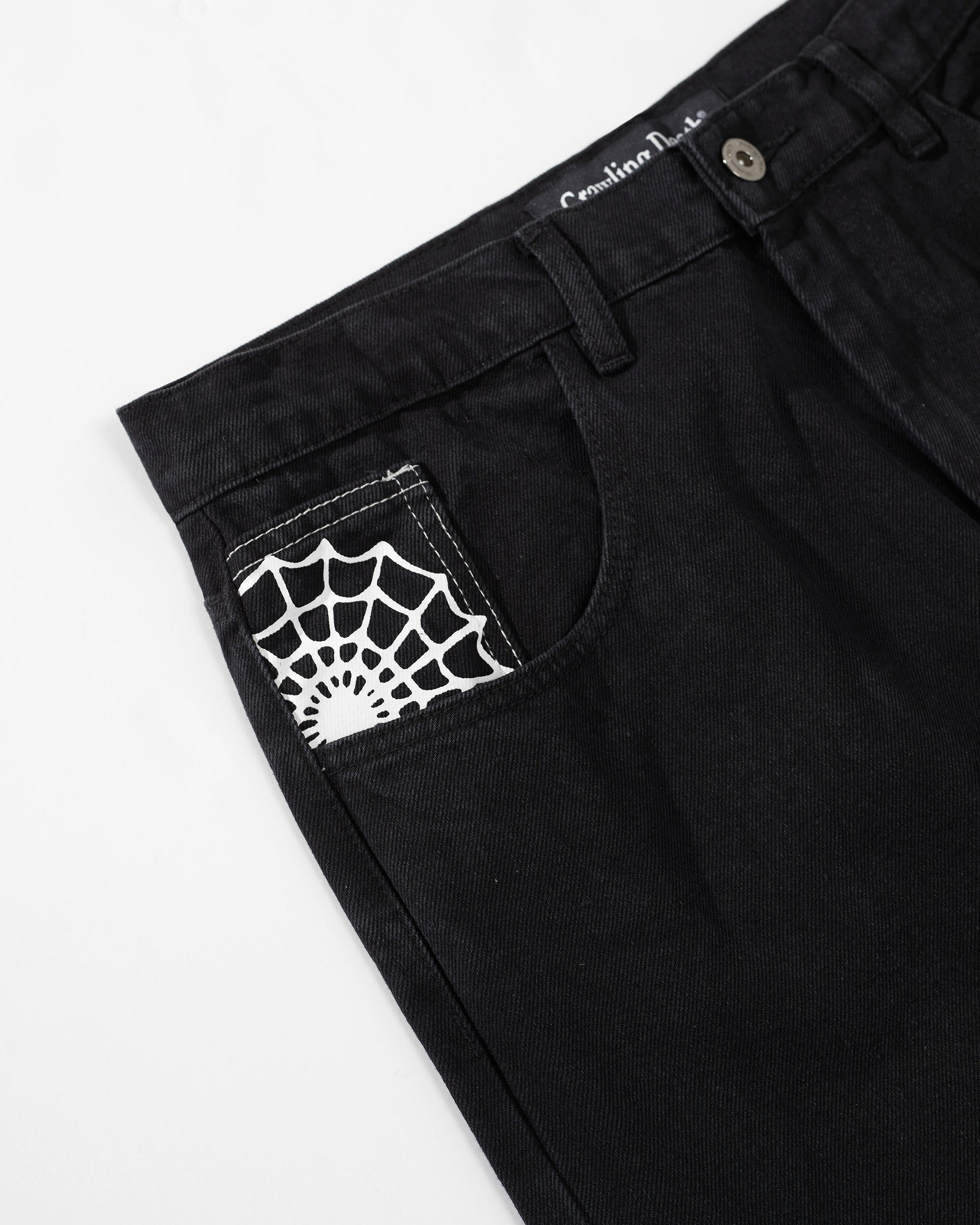Web Denim Jeans | Black