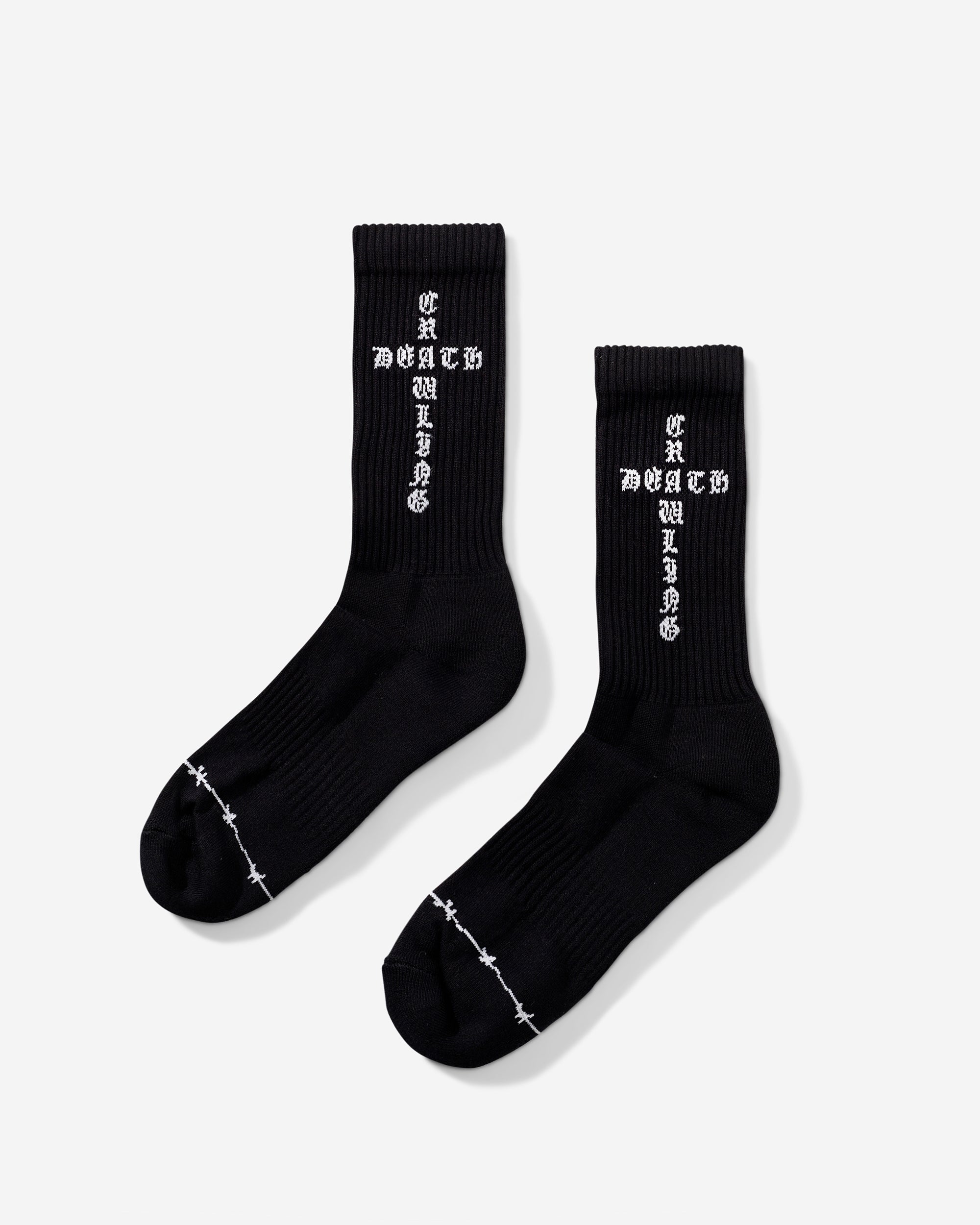 Cross Socks | Black