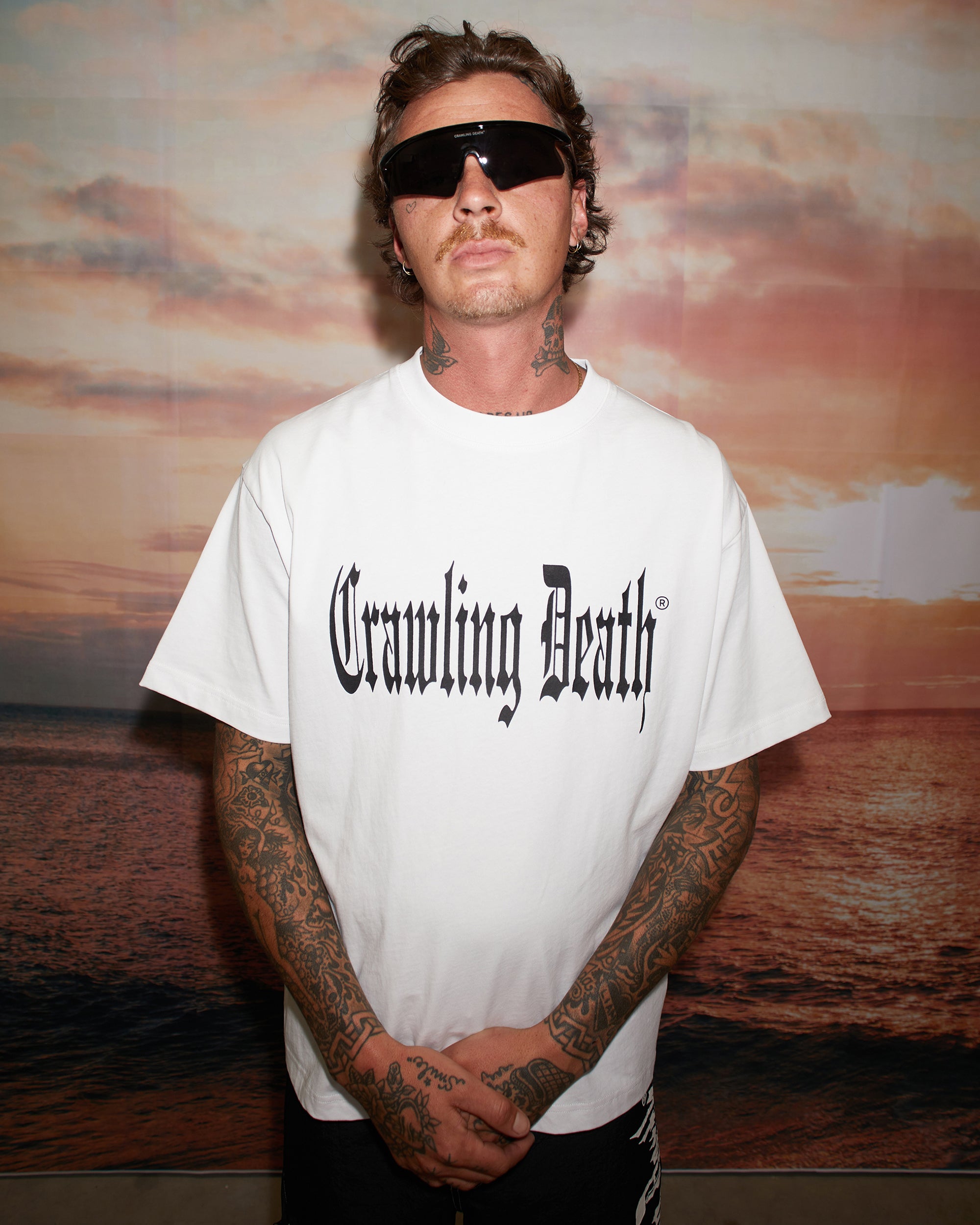 Stretch Gothic T-Shirt | White