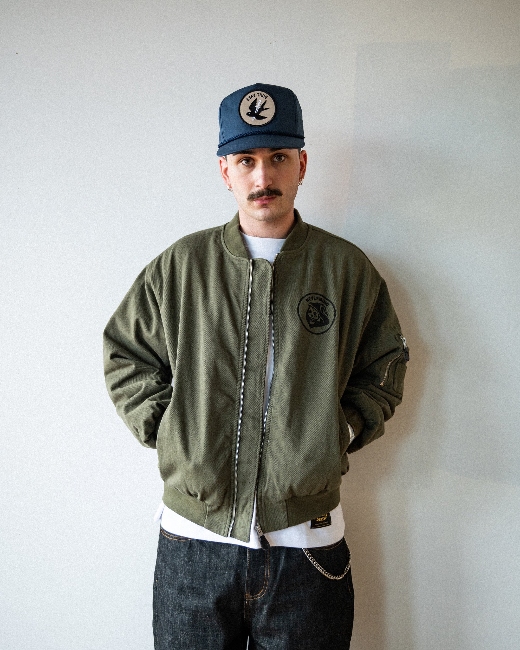 Nevermind Bomber Jacket | Green