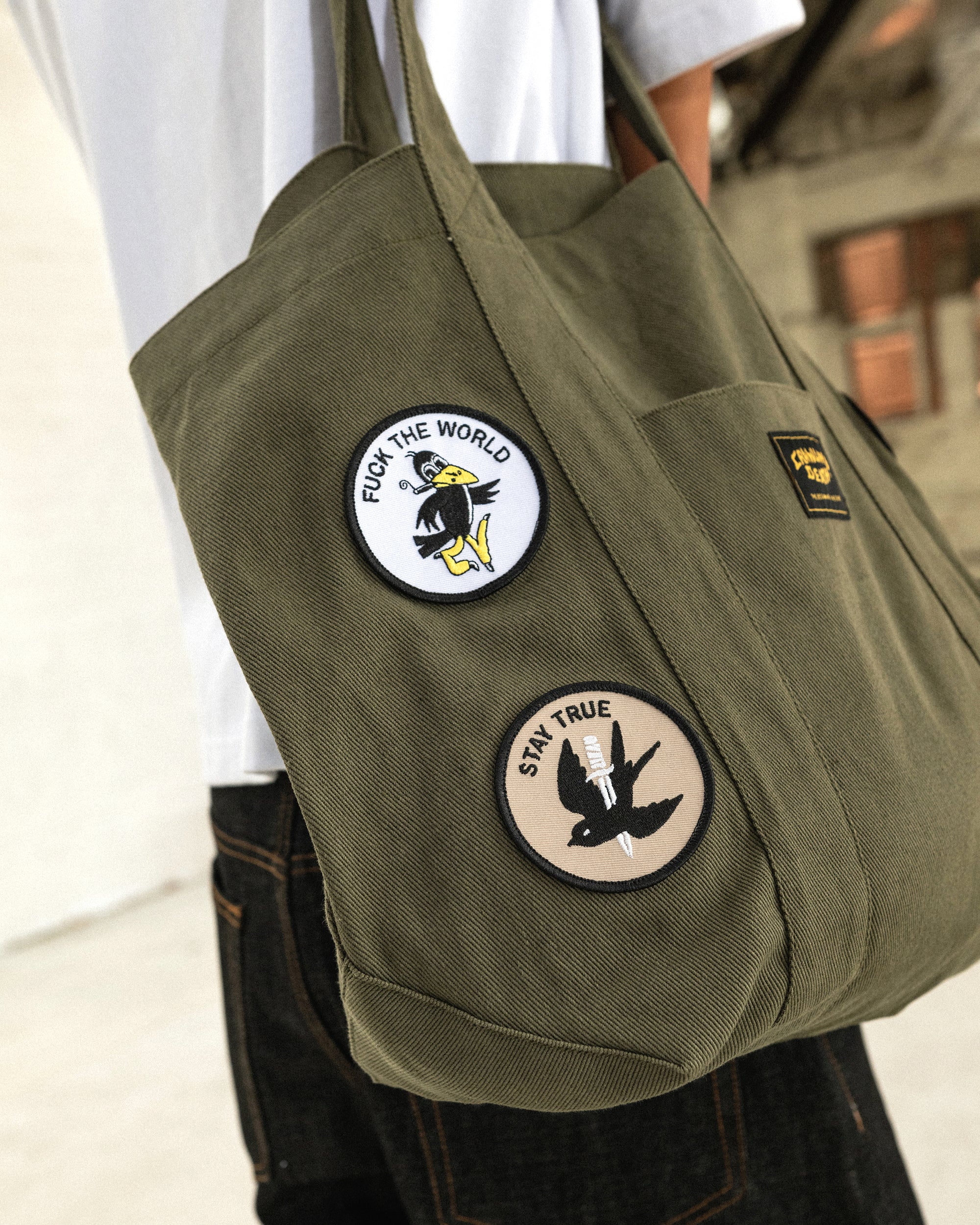 Canvas Patch Bag | Green