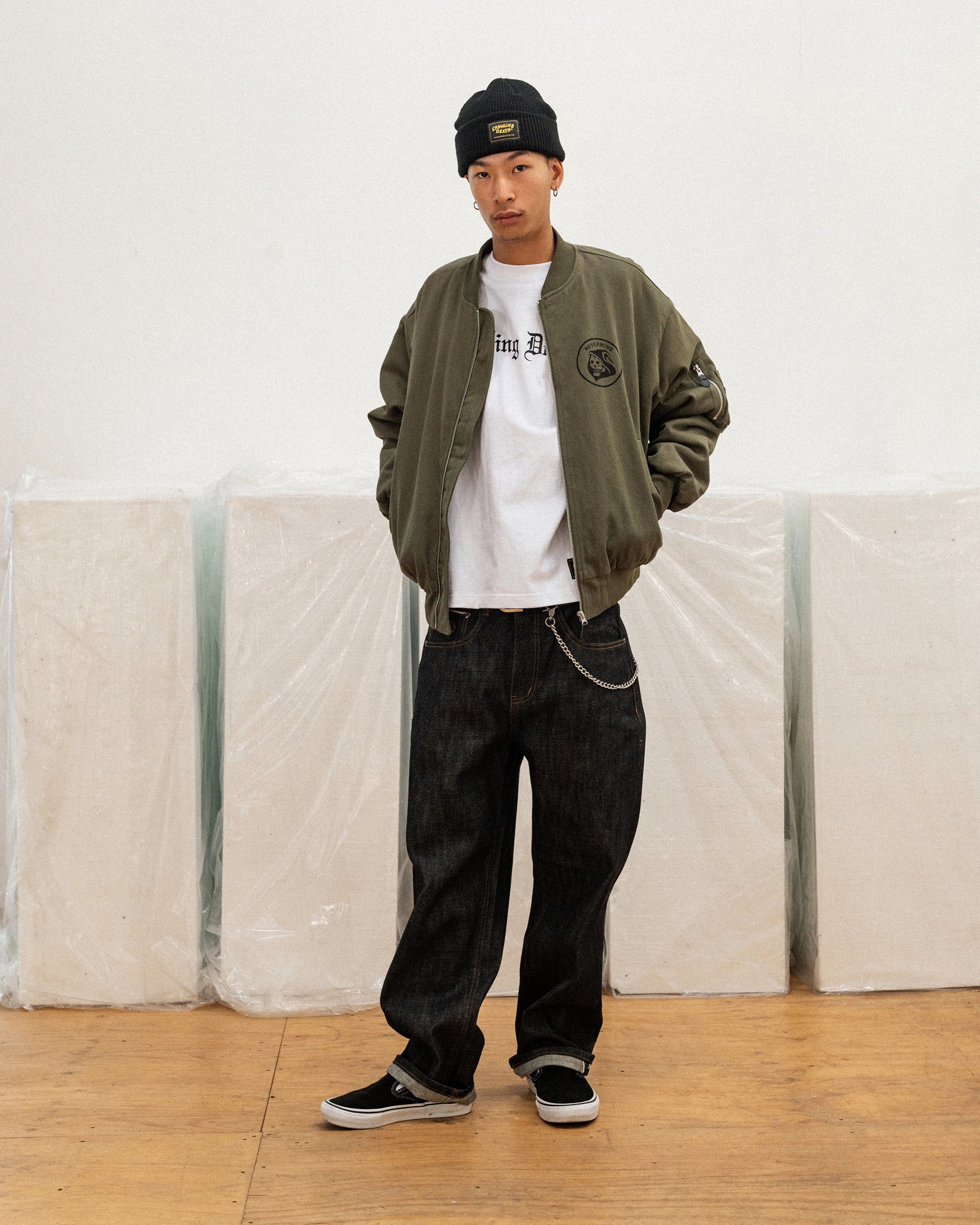 Nevermind Bomber Jacket | Green