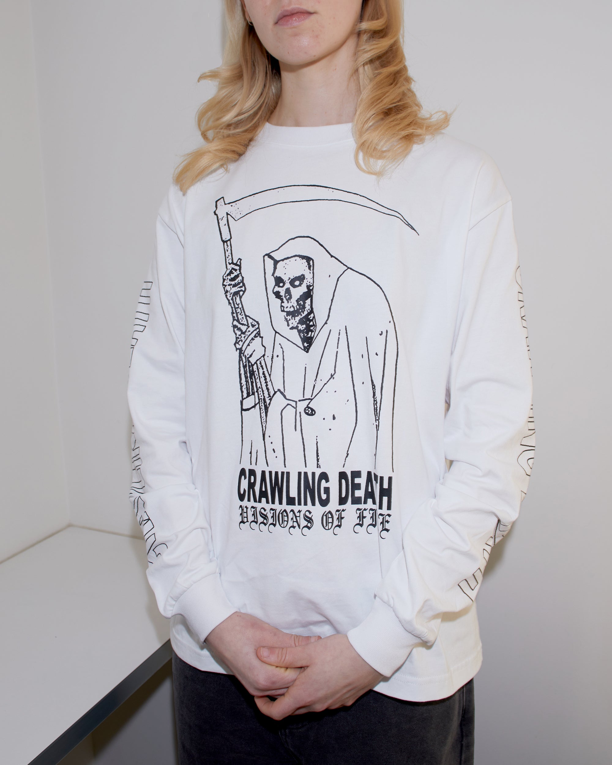 Visions Reaper Longsleeve | White