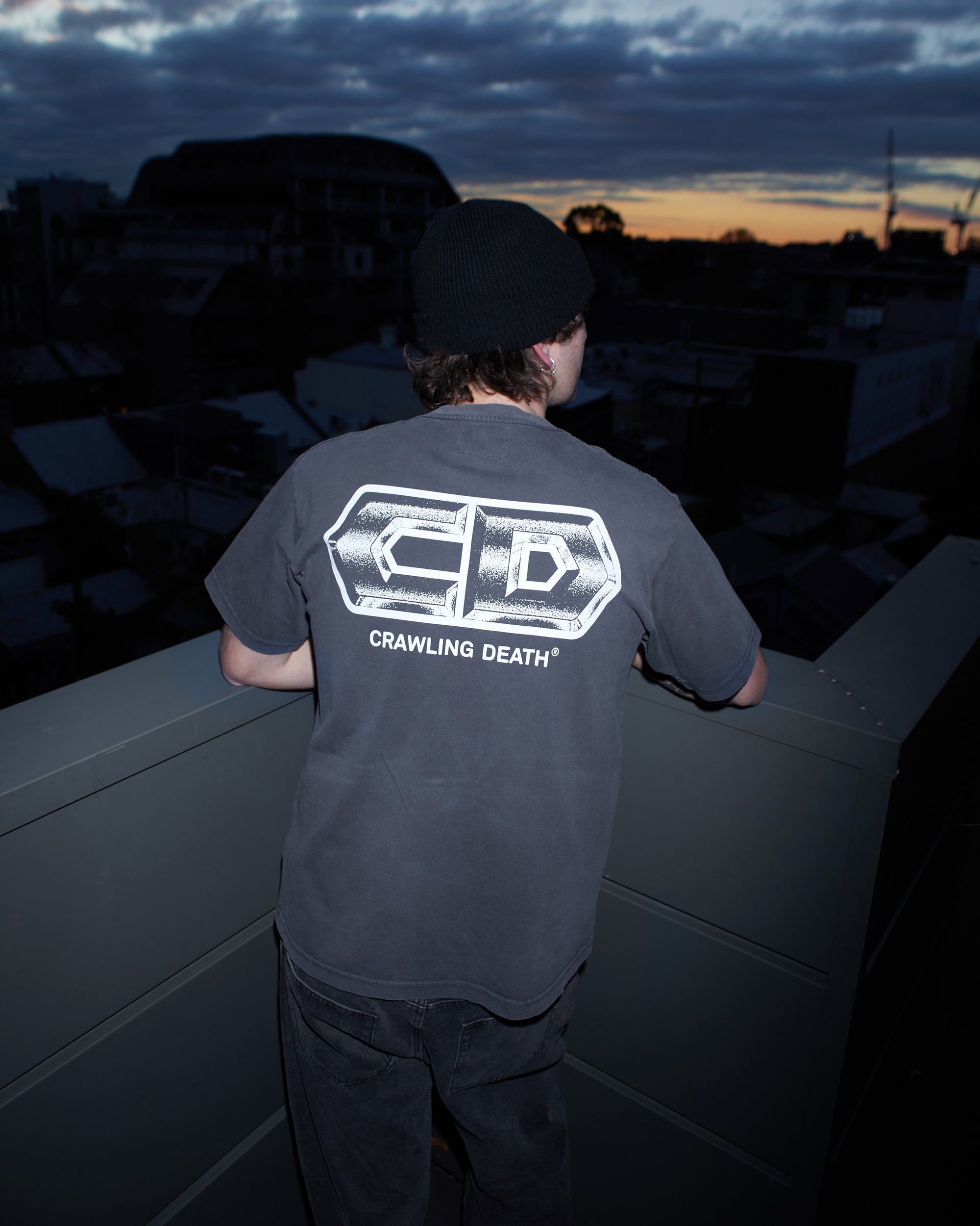 Drive Logo T-Shirt | Faded Black