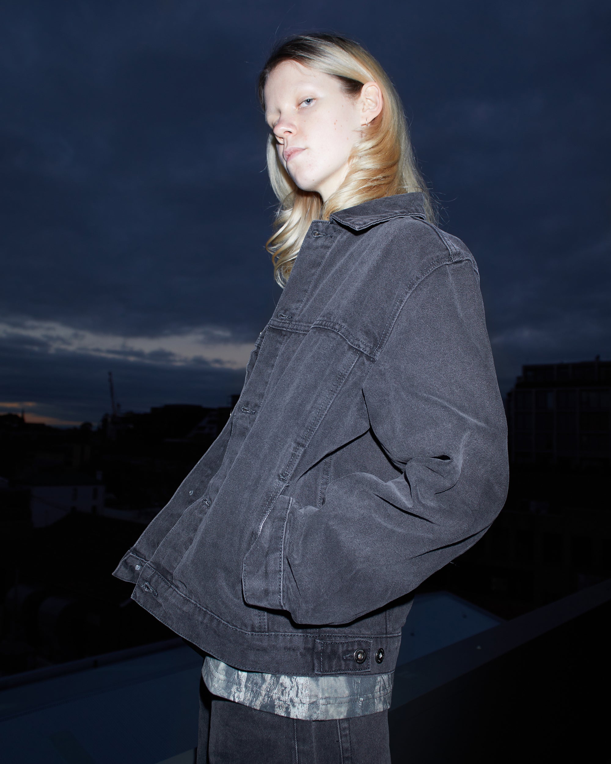 Denim Jacket | Faded Black