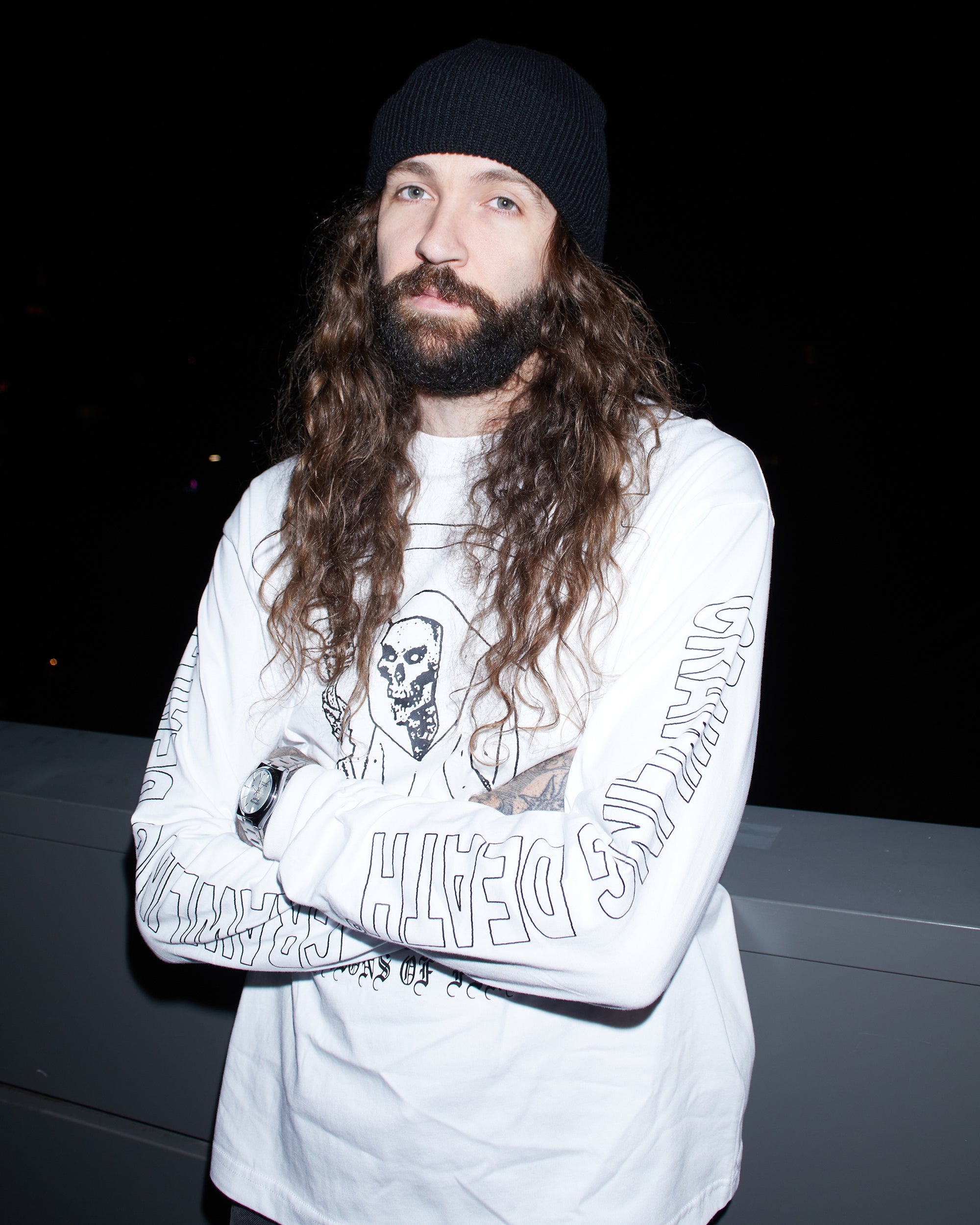 Visions Reaper Longsleeve | White