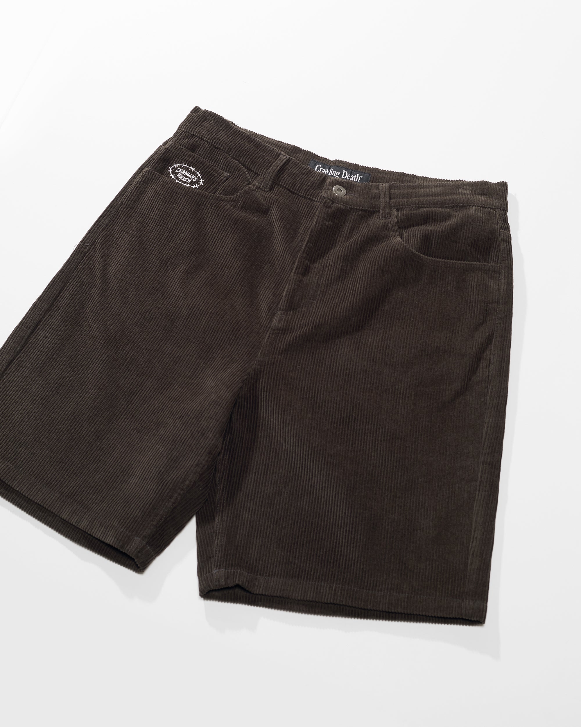 Cord Shorts | Dk Brown