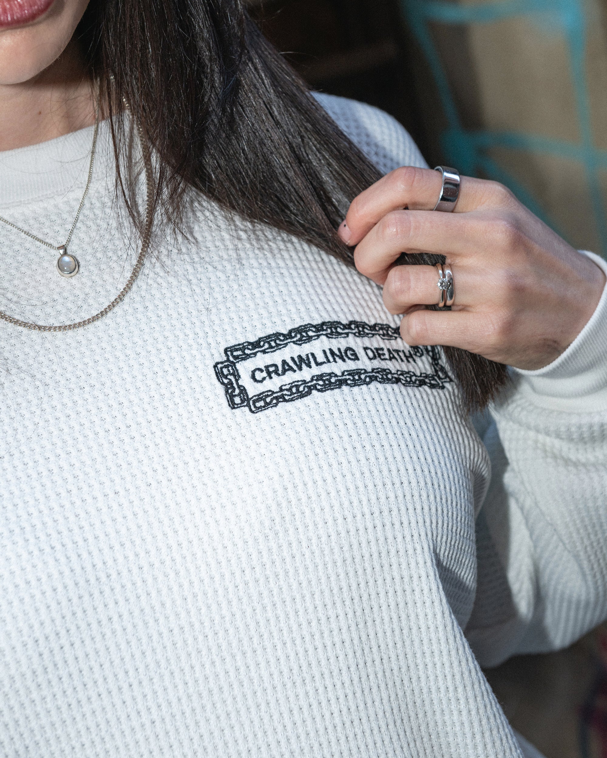 Chain Logo Waffle | Off White