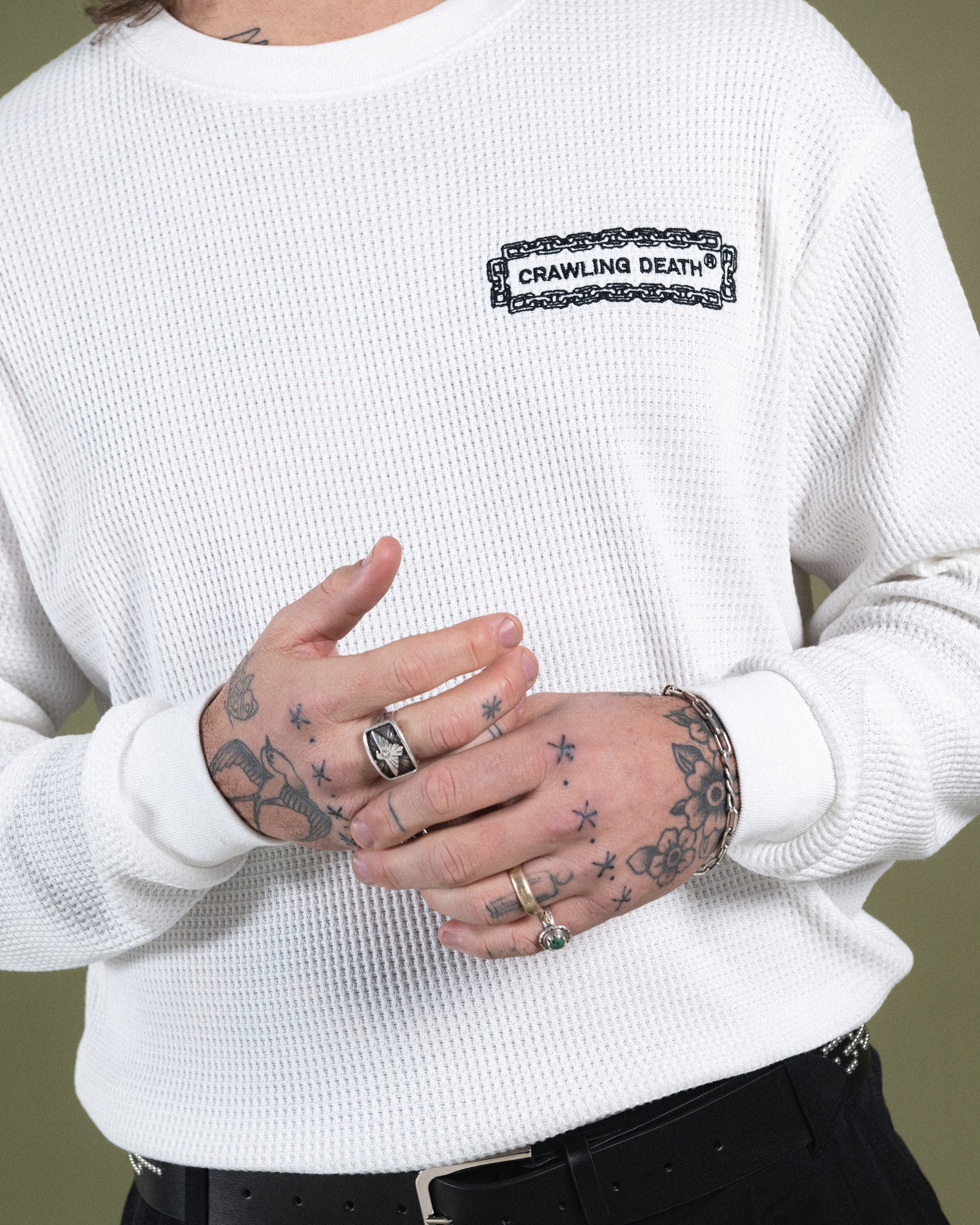 Chain Logo Waffle | Off White