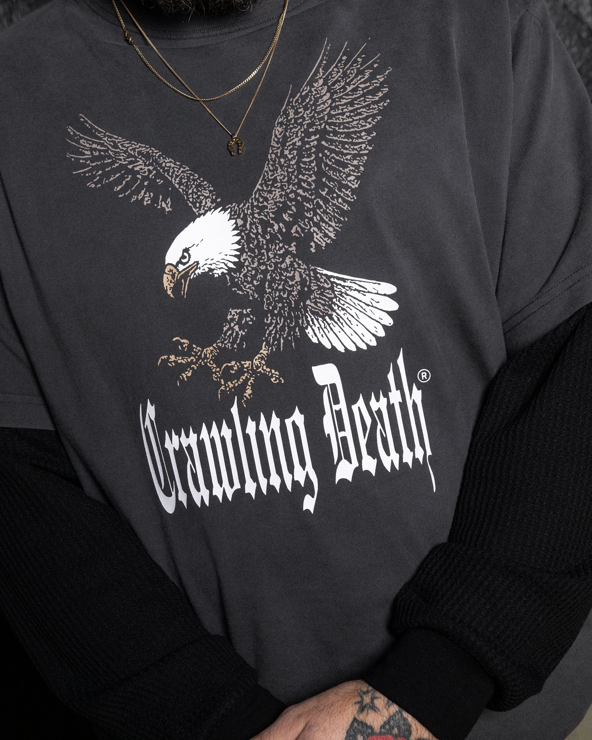 Eagle T-Shirt | Washed Black