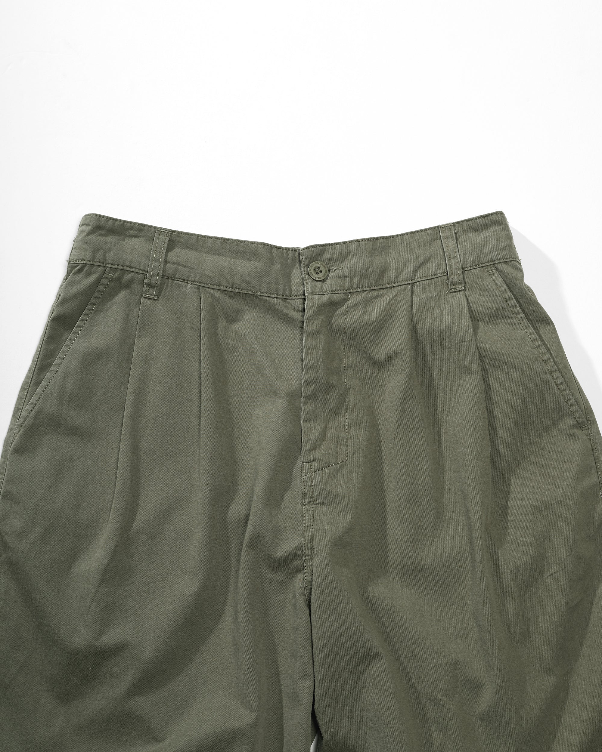 Heritage Pleated Pants | Light Green