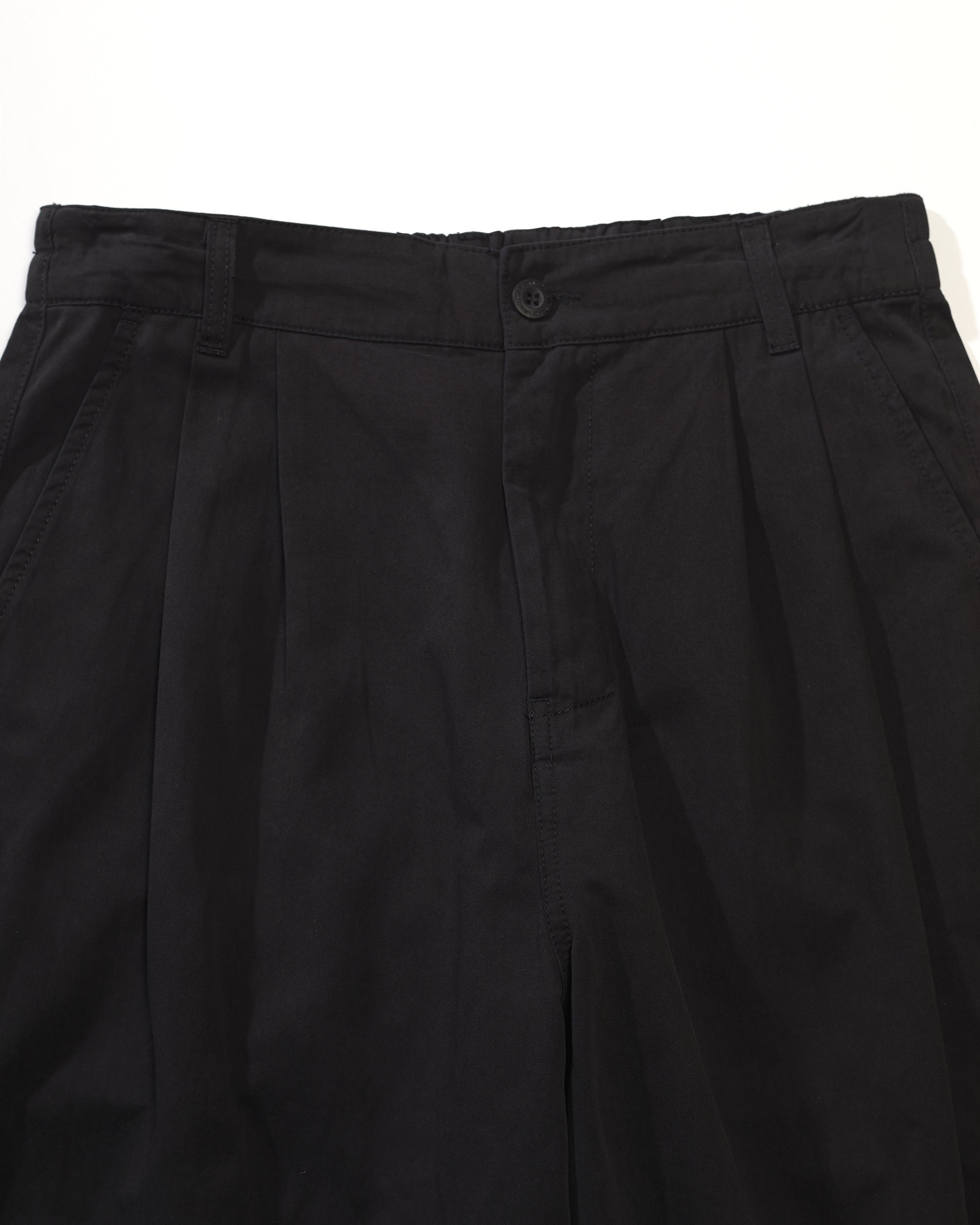Heritage Pleated Pants | Black