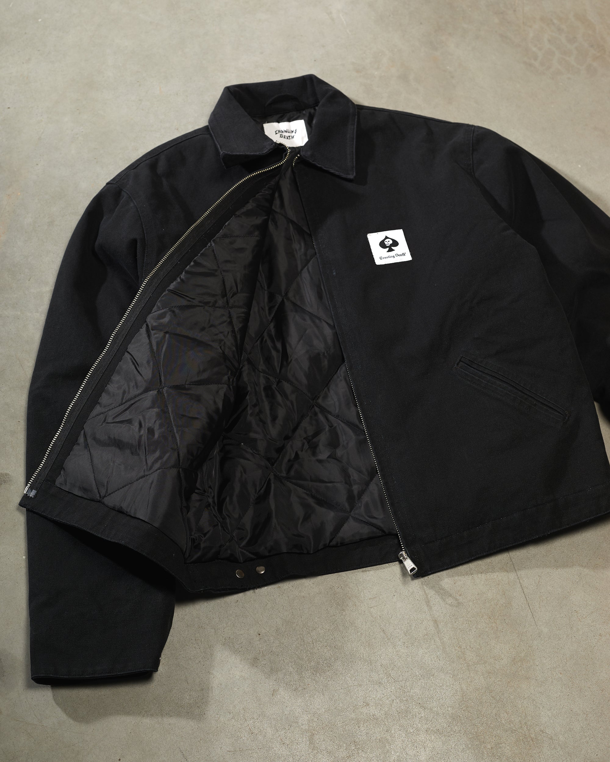 Ace Canvas Jacket | Black