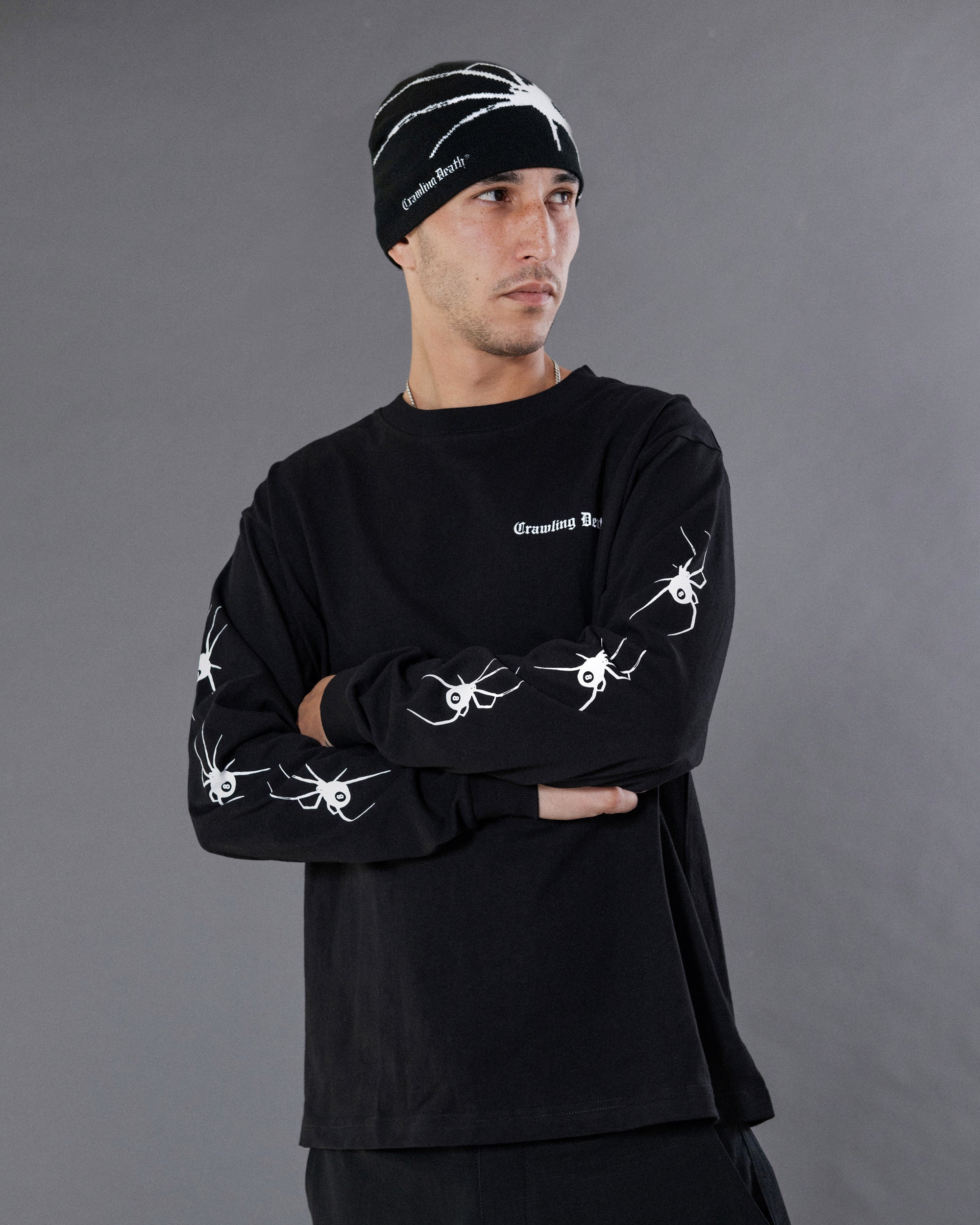 Spider 8 Ball Longsleeve | Black