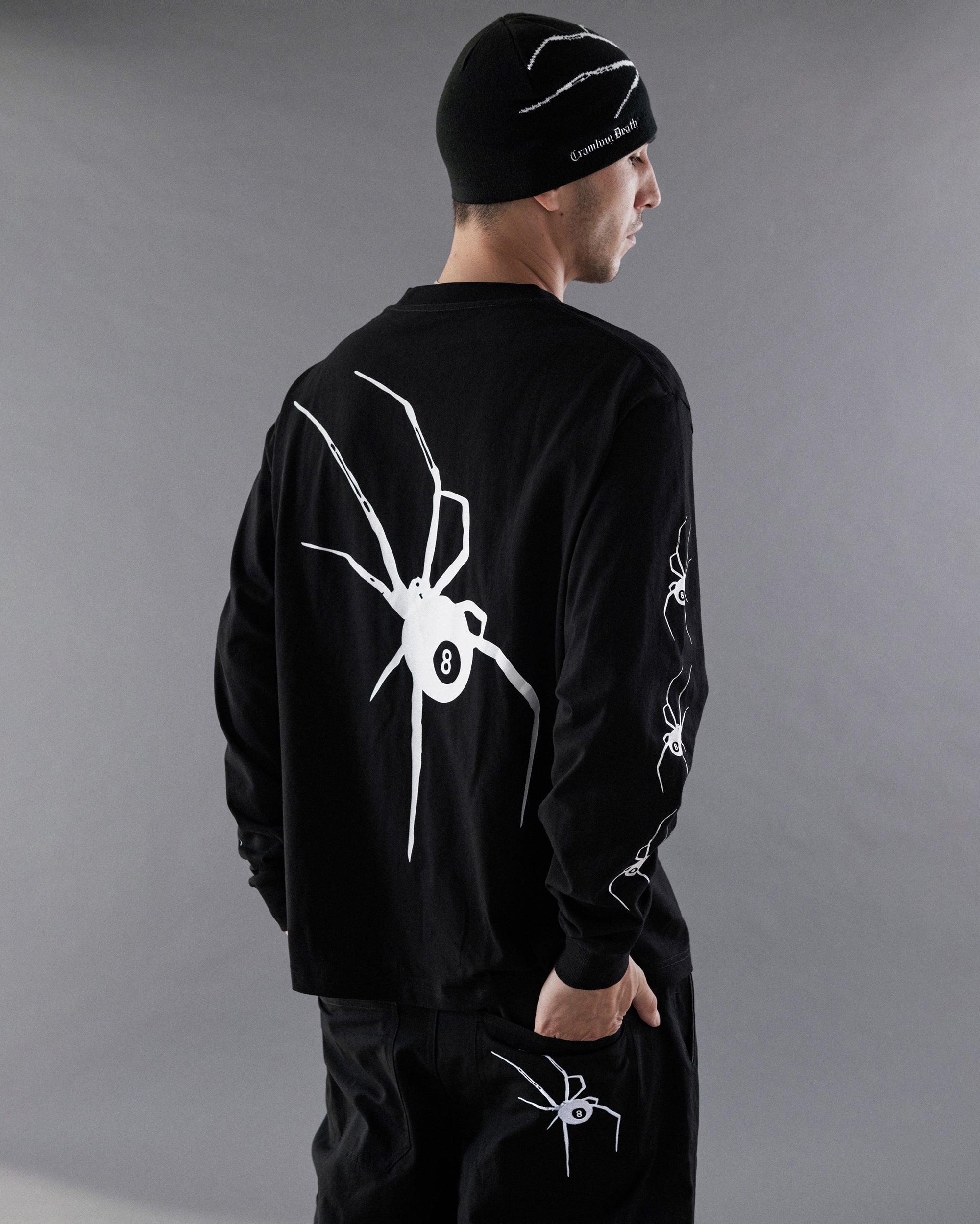 Spider 8 Ball Longsleeve | Black