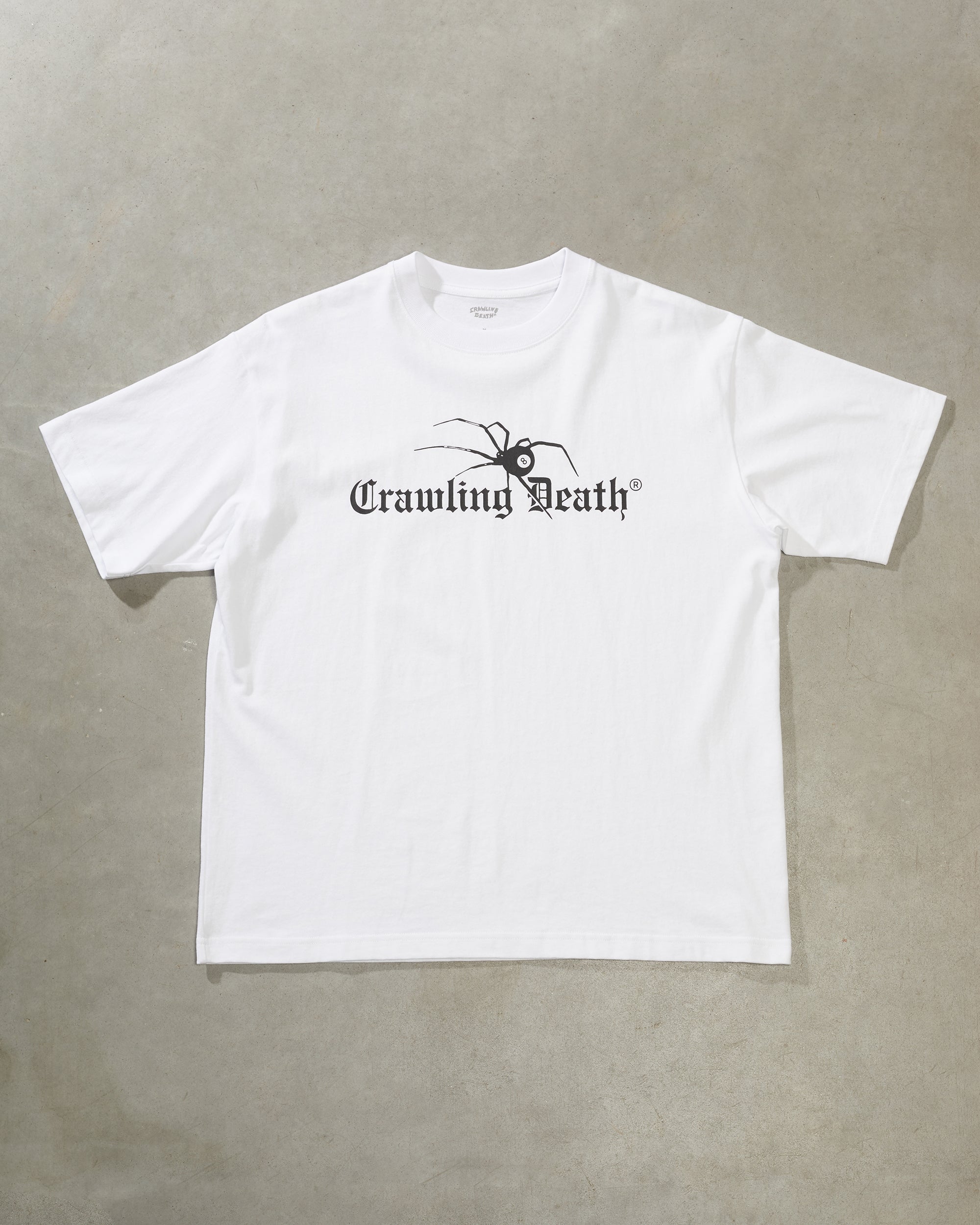 Spider 8 Ball T-Shirt | White