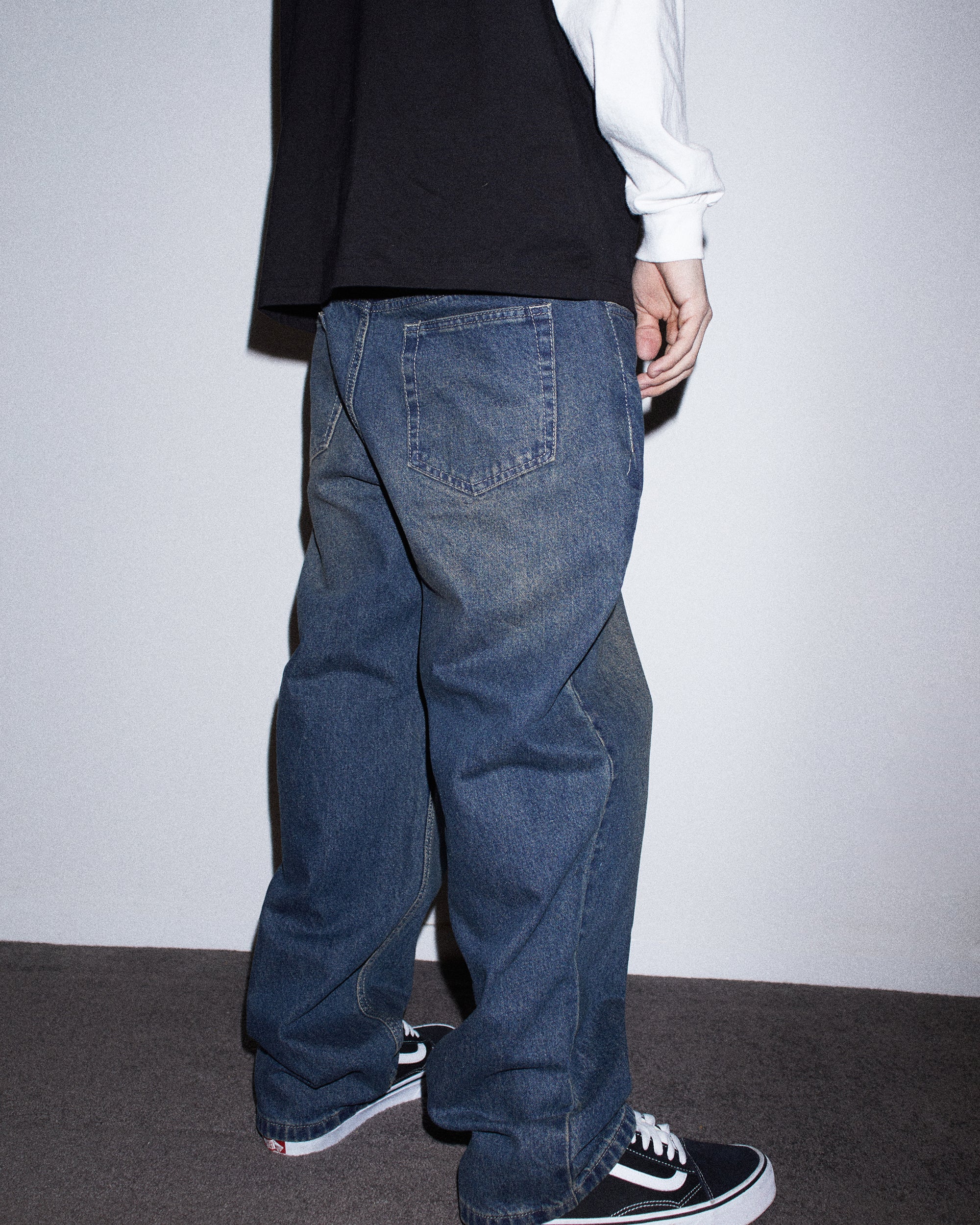 Web Denim Jeans Vintage Wash