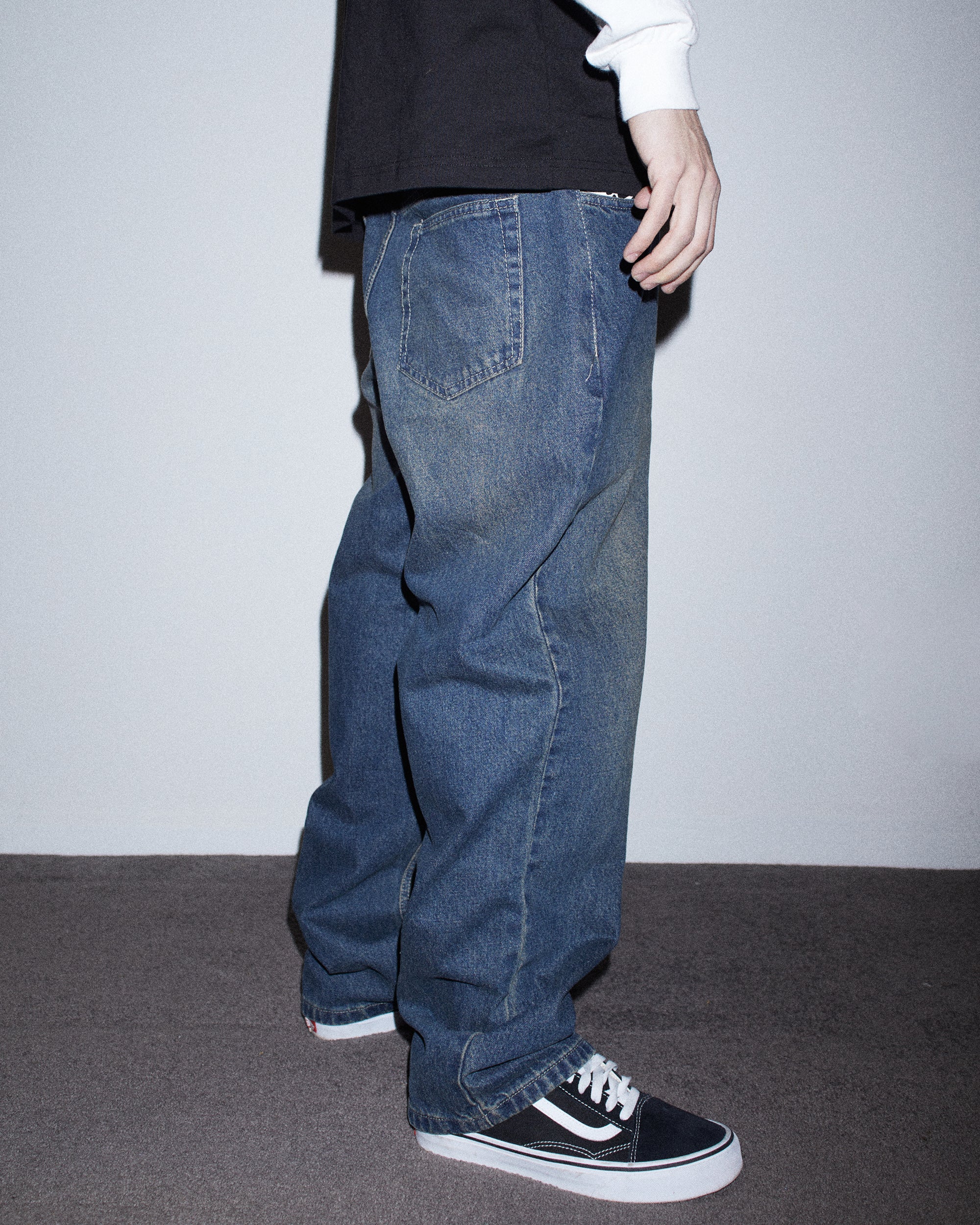 Web Denim Jeans Vintage Wash