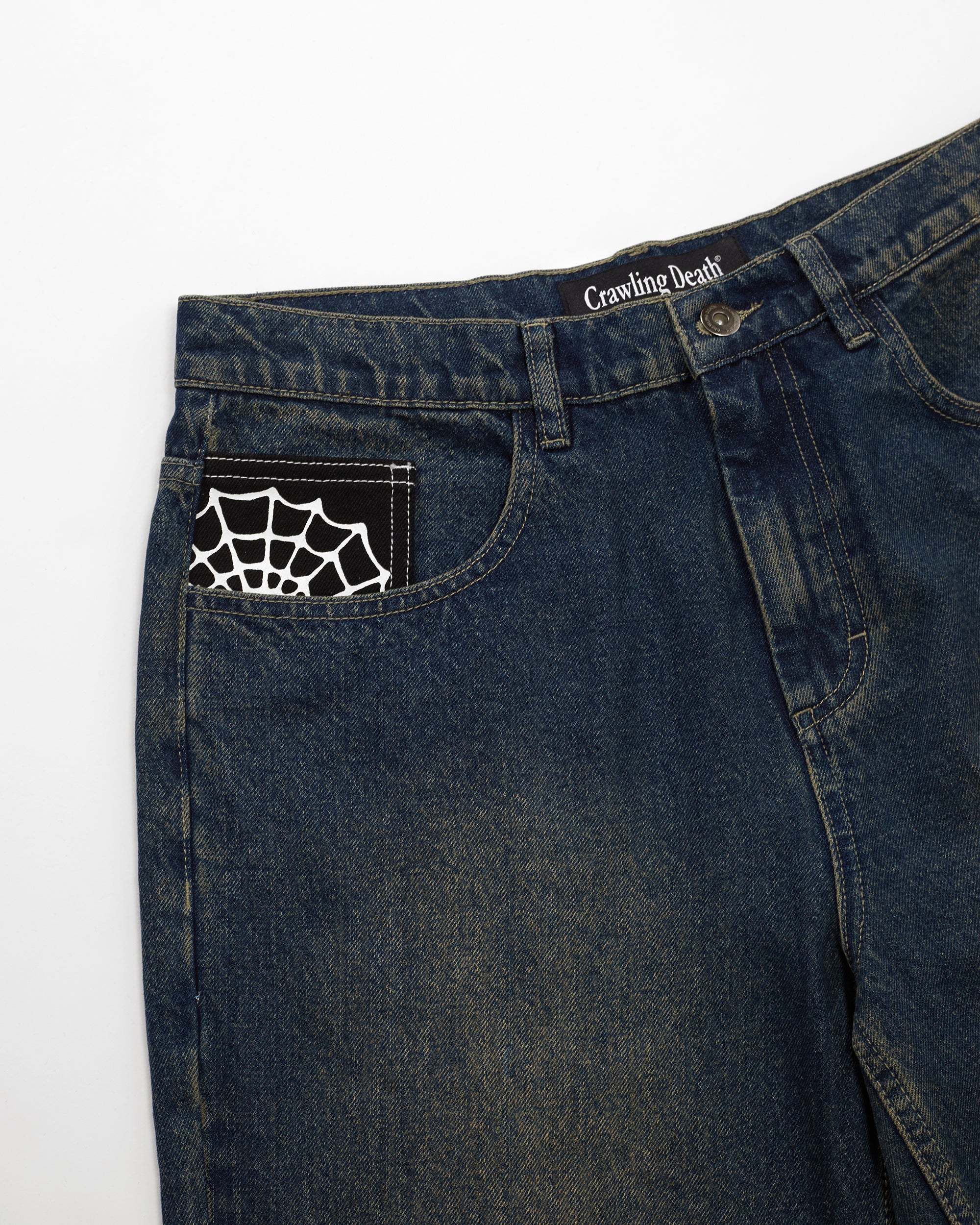 Web Denim Jeans Vintage Wash