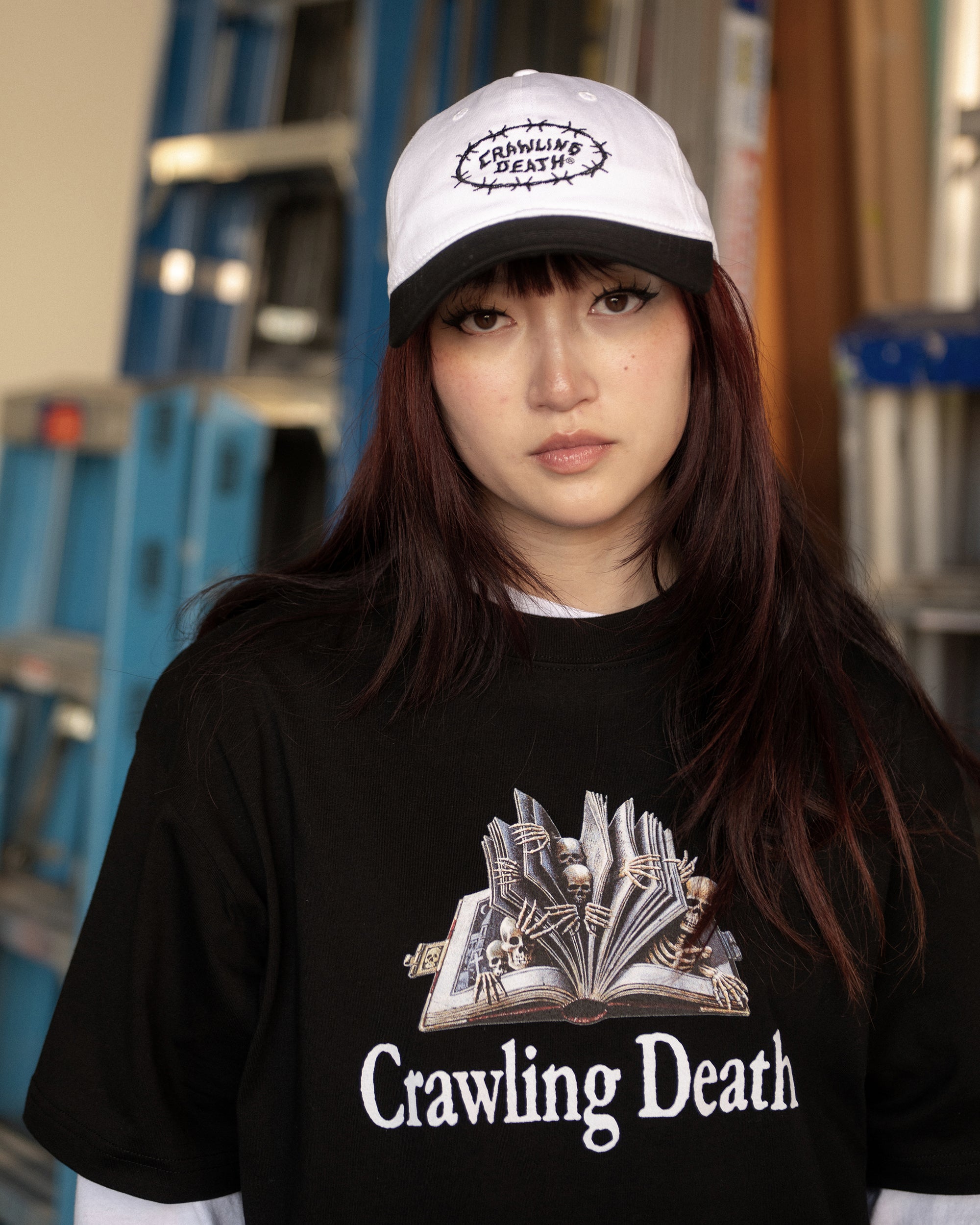 Barbed Logo Cap | Black White