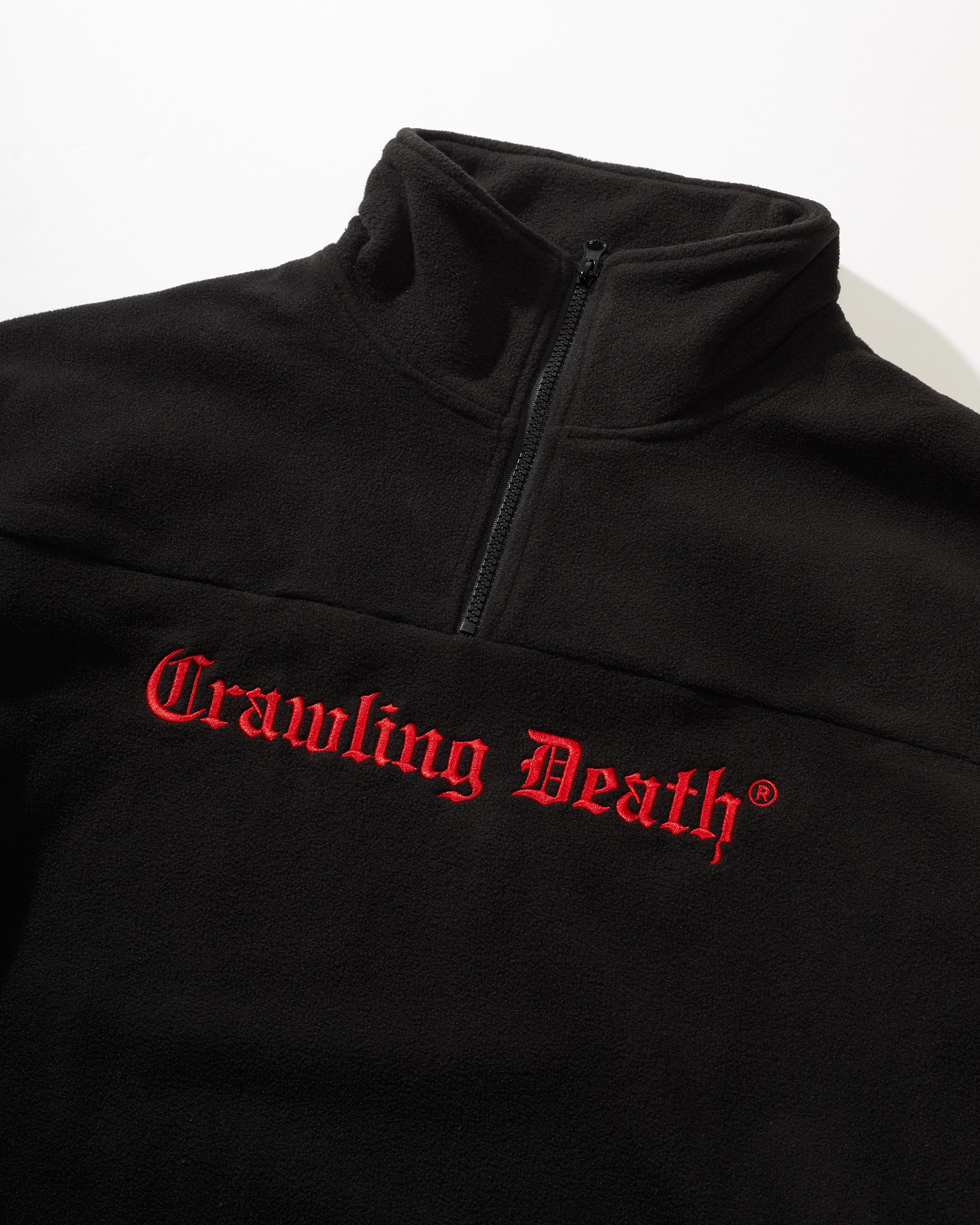 Gothic Polar Fleece | Black Red