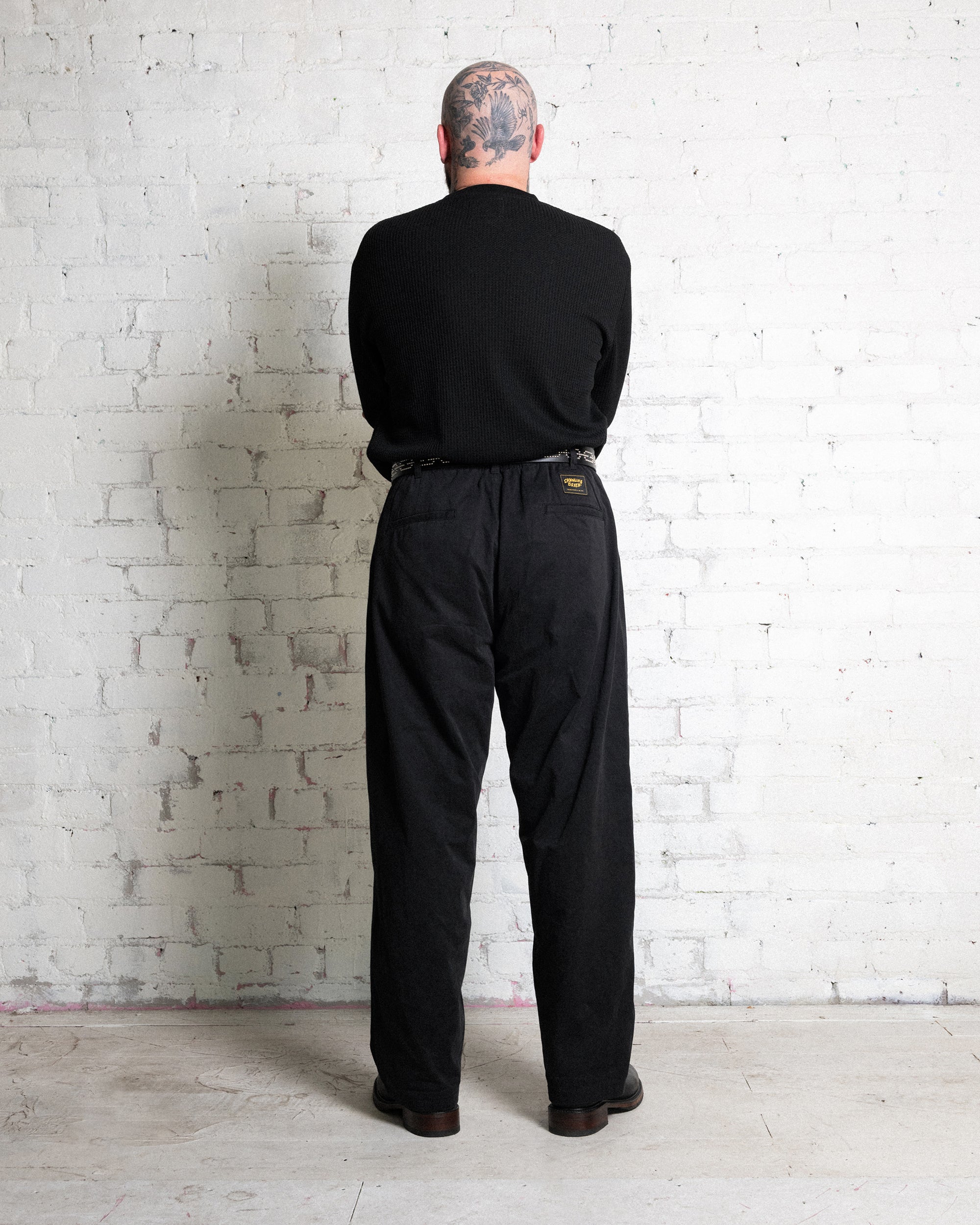 Heritage Pleated Pants | Black