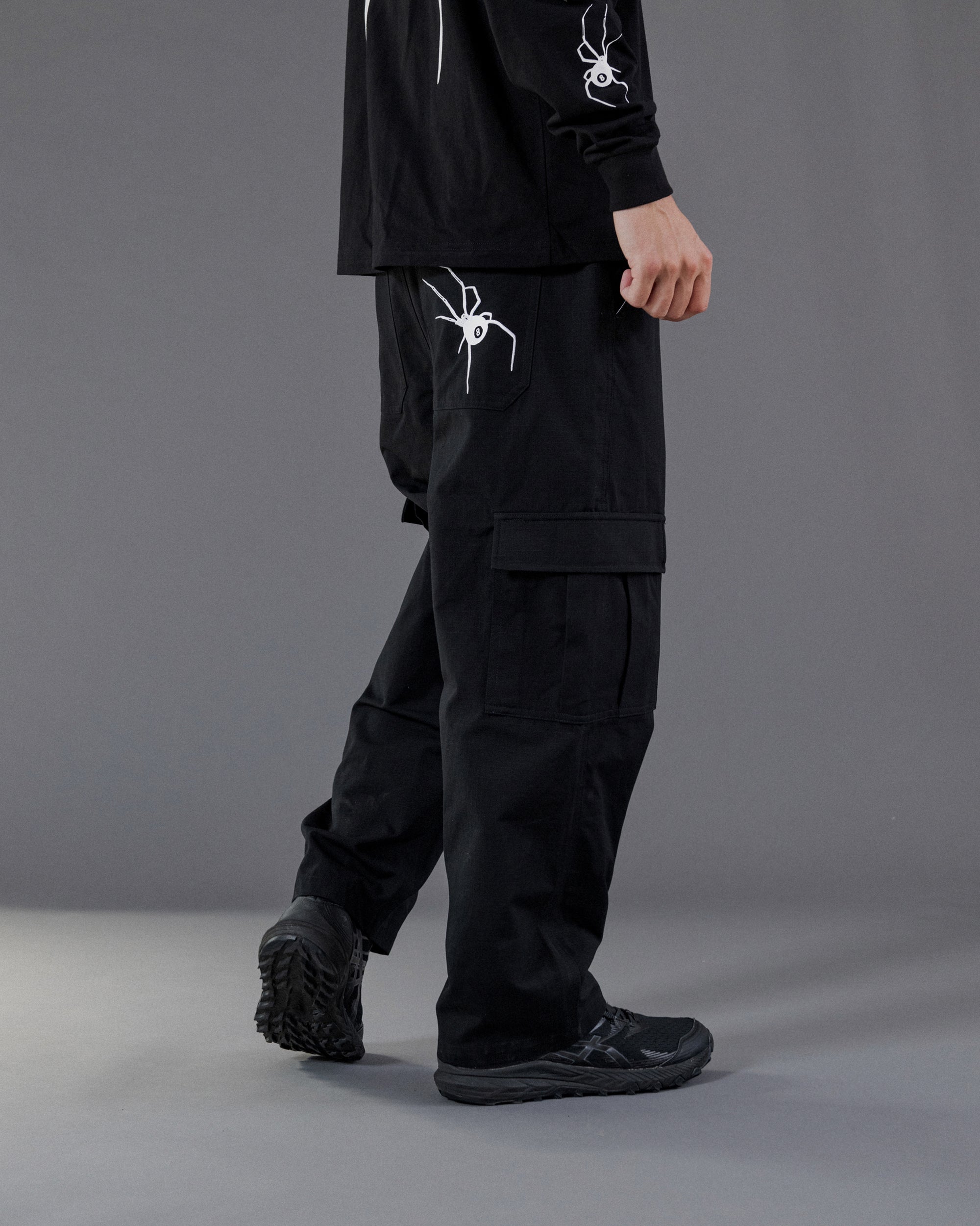 Ripstop Cargo Pants | Black