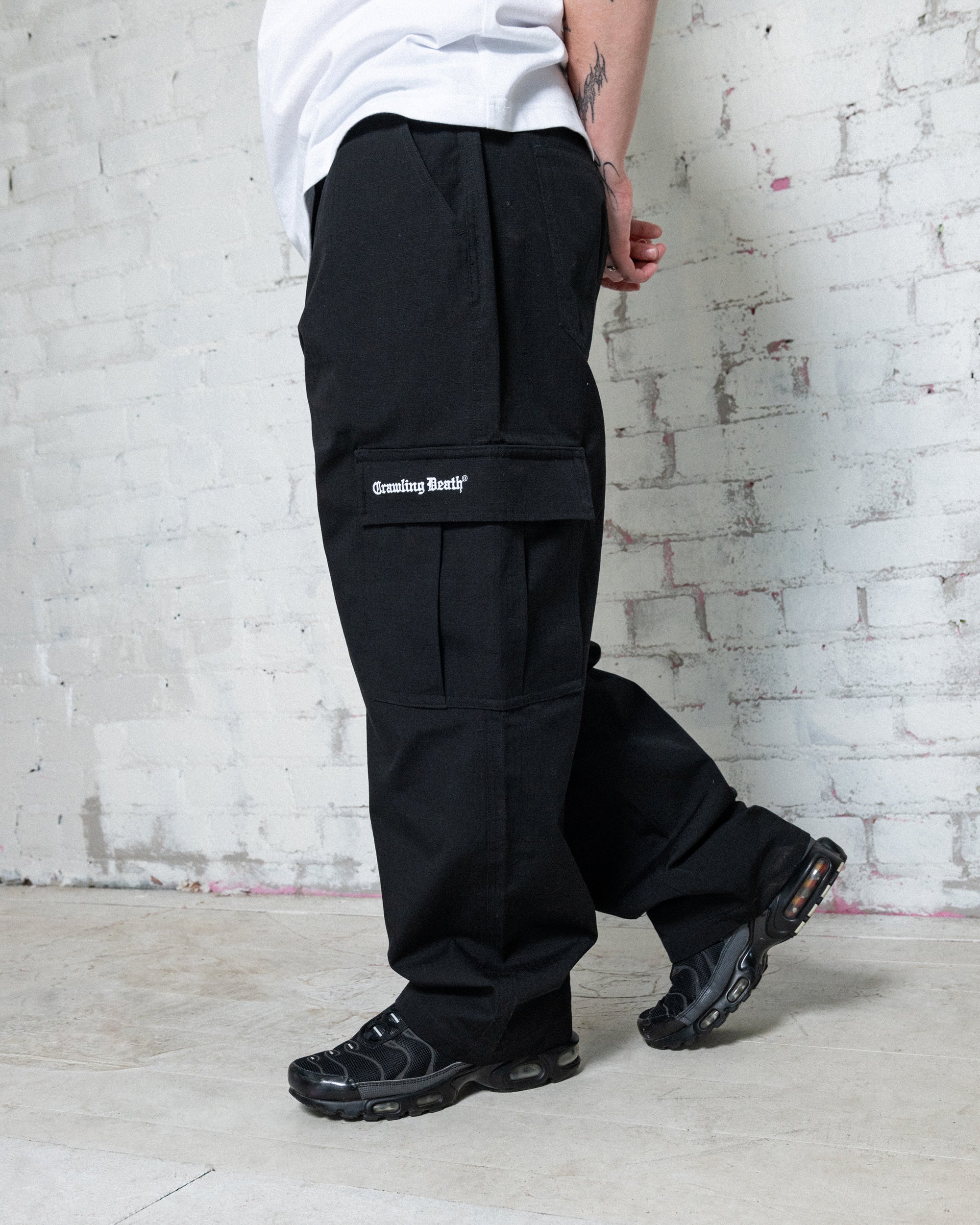 Ripstop Cargo Pants | Black