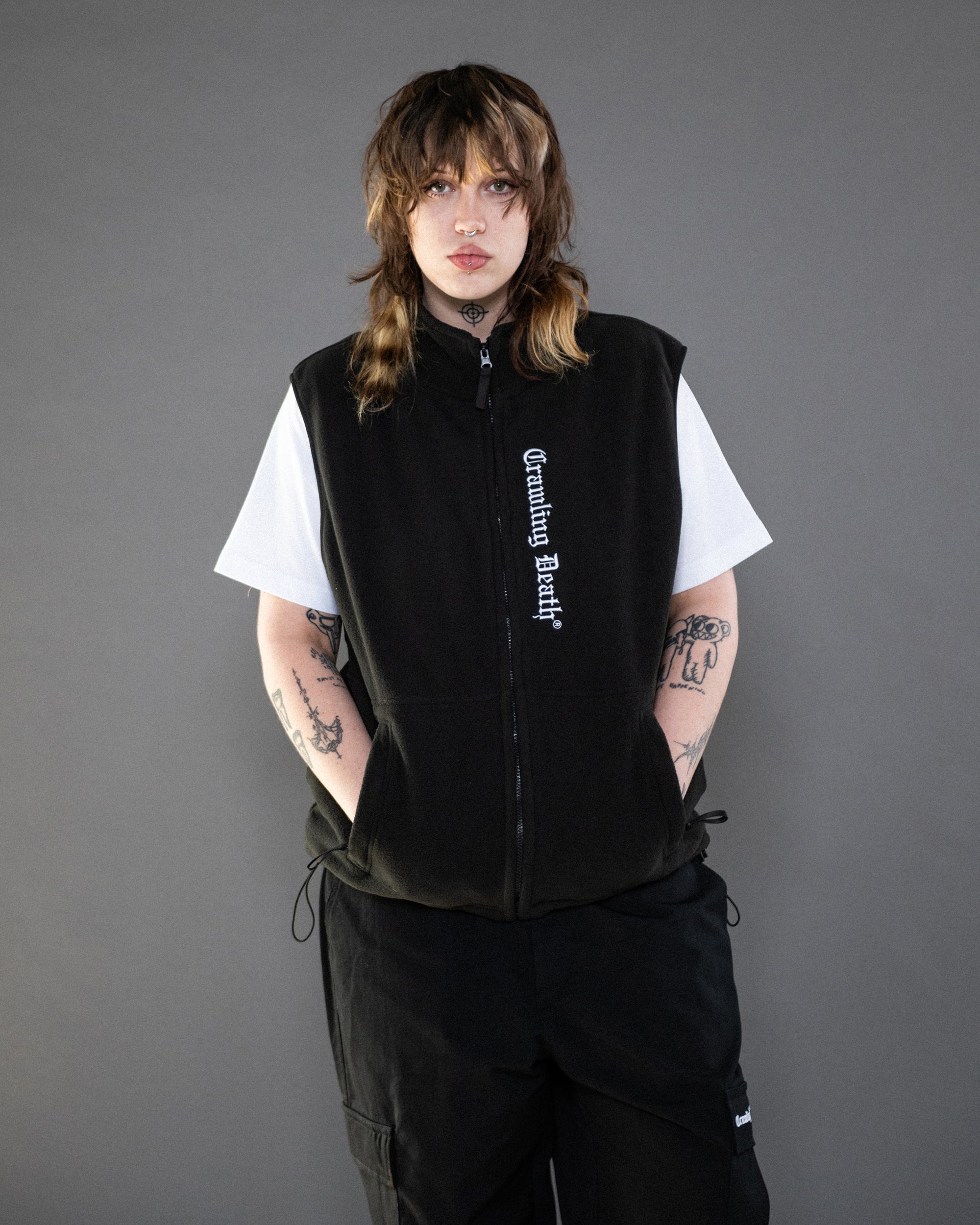 Polar Fleece Vest | Gothic Logo