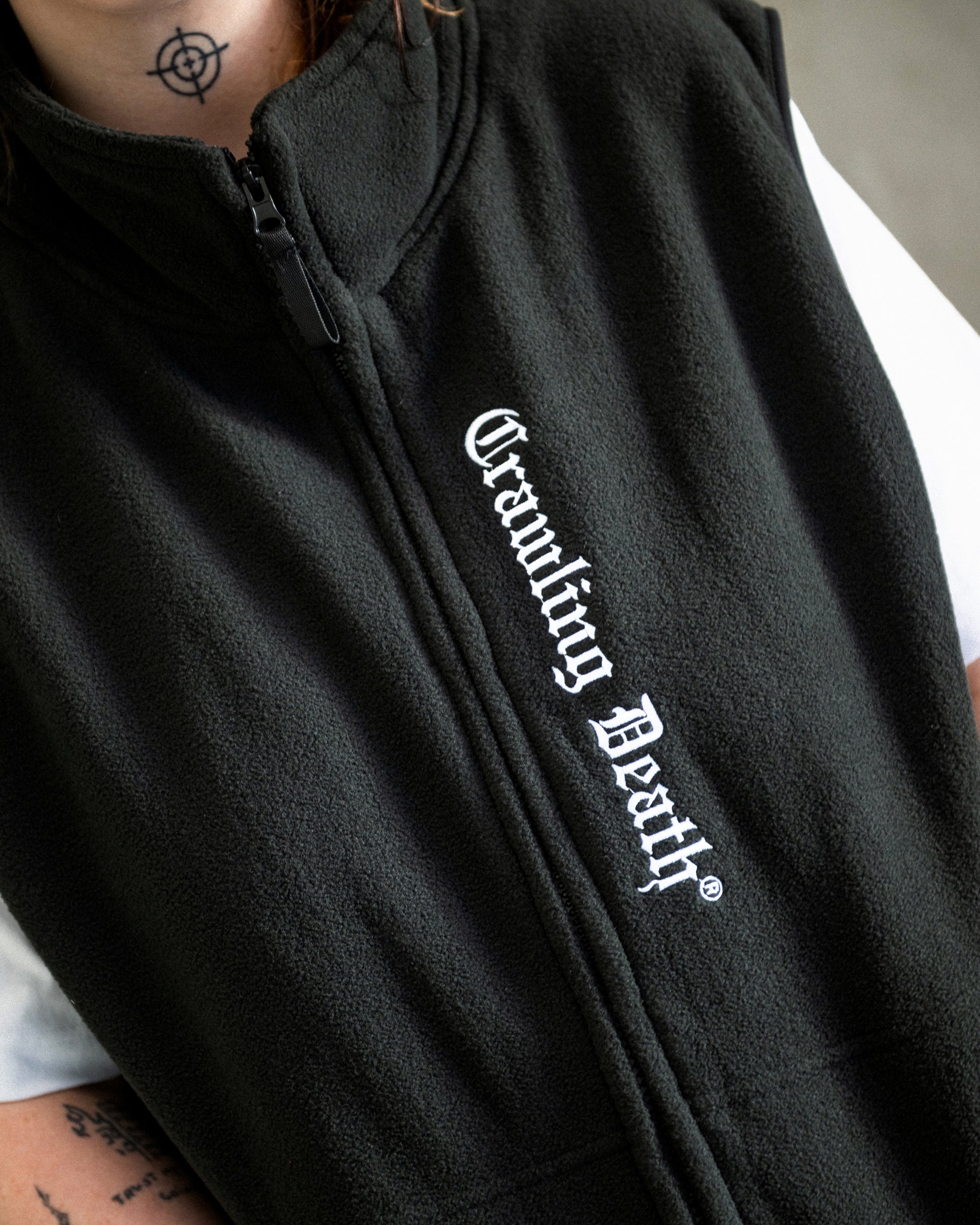 Polar Fleece Vest | Gothic Logo