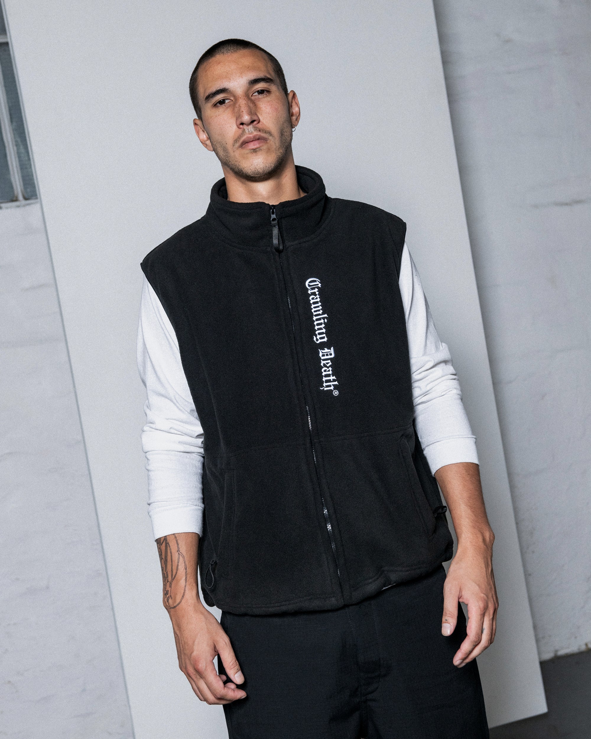 Polar Fleece Vest | Gothic Logo