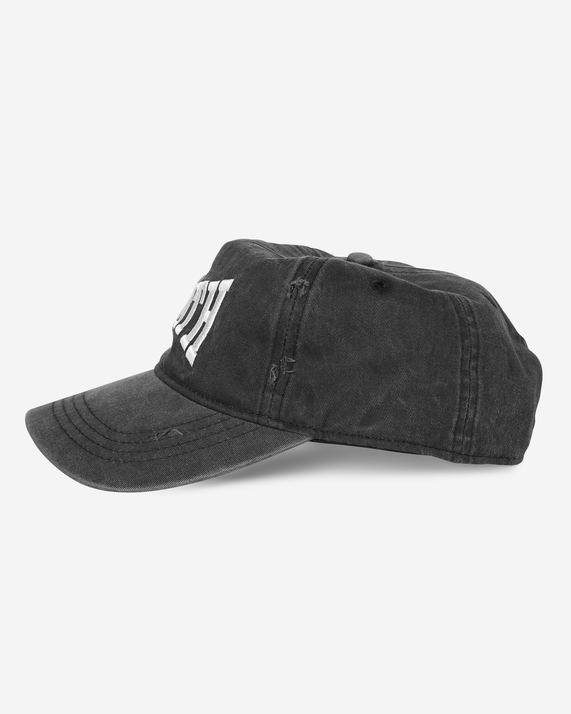 Curve Logo Cap | Washed Black