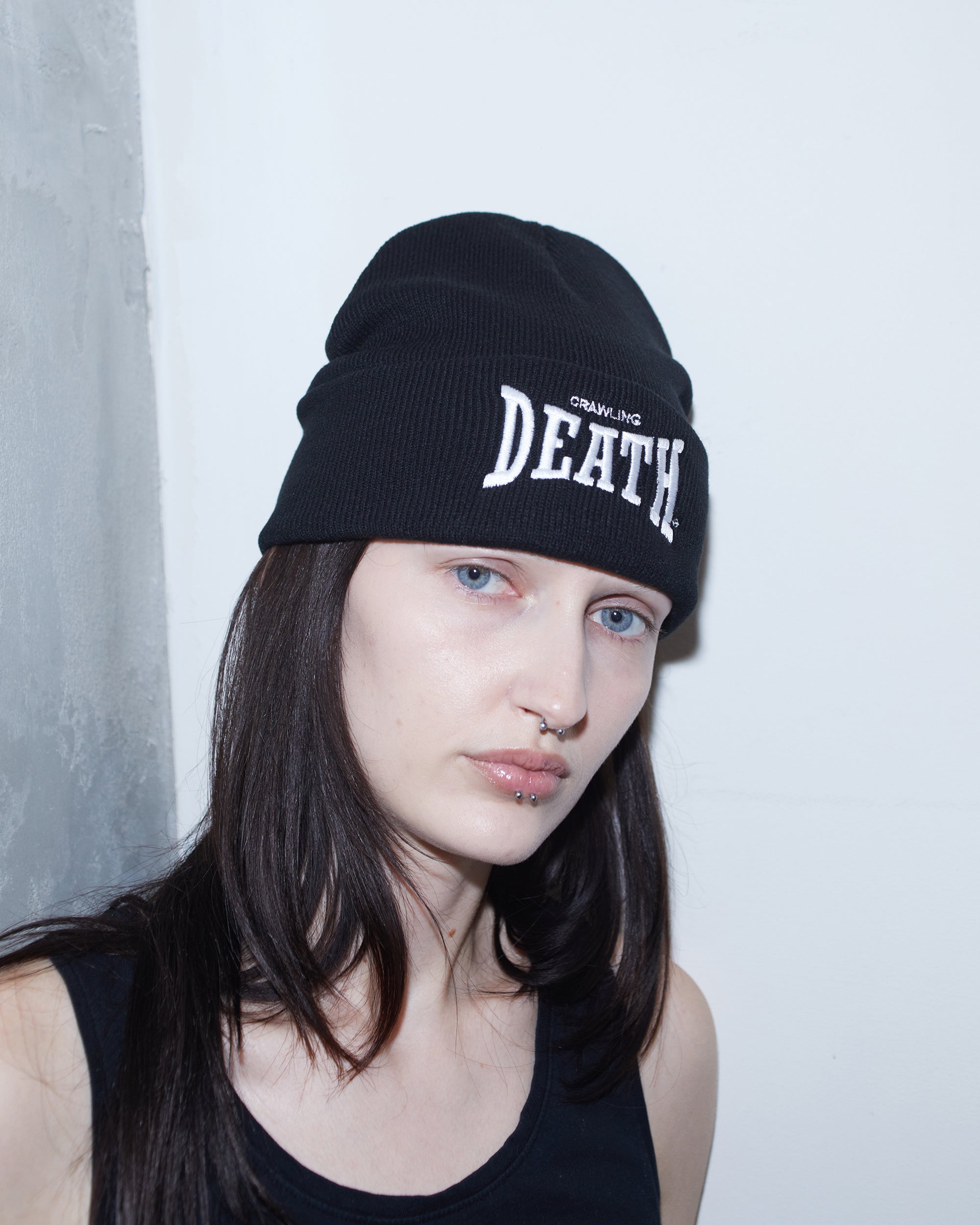 Curve Logo Beanie | Black