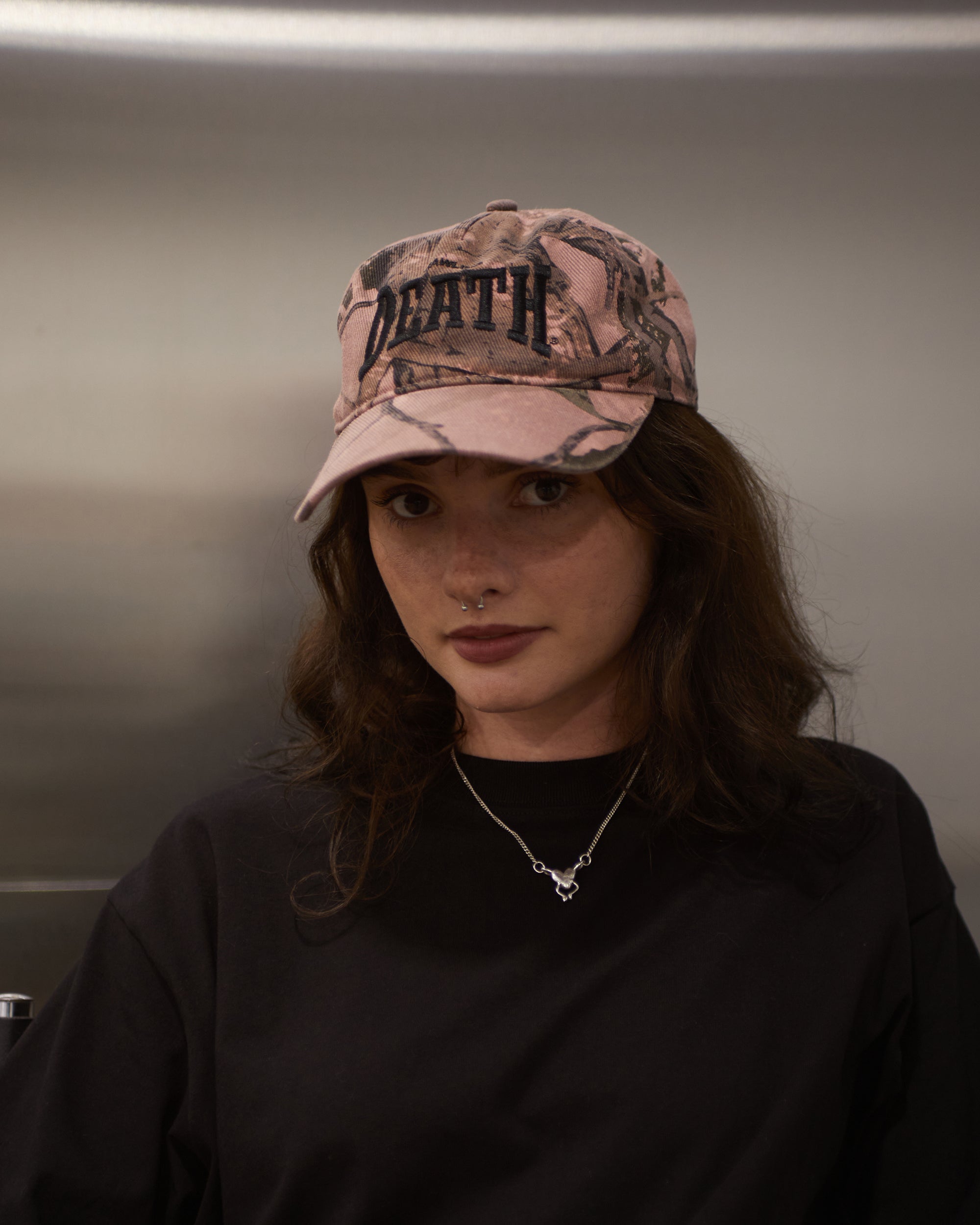 Curve Logo Cap | Pink Camo