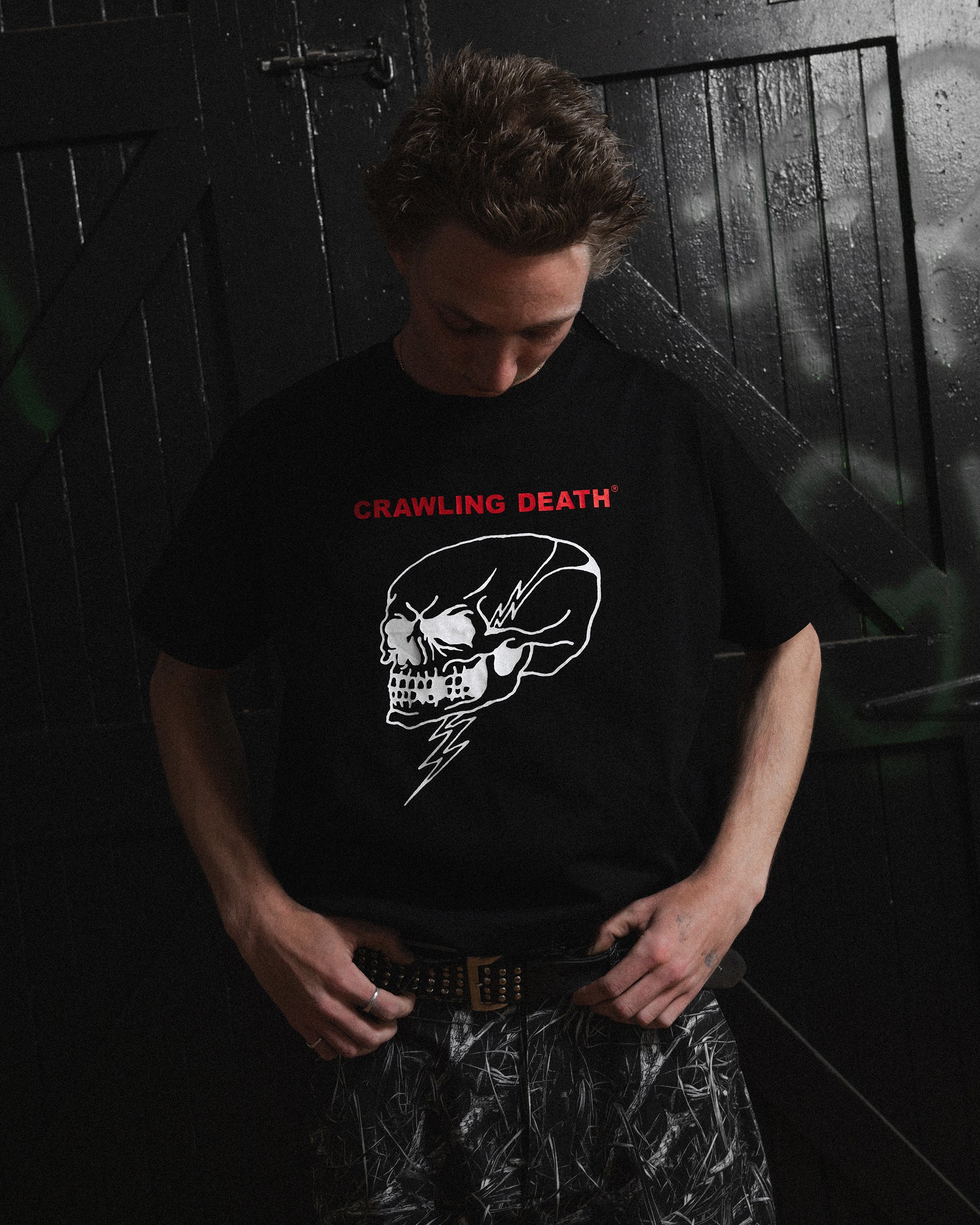 Flash Skull T-Shirt | Black