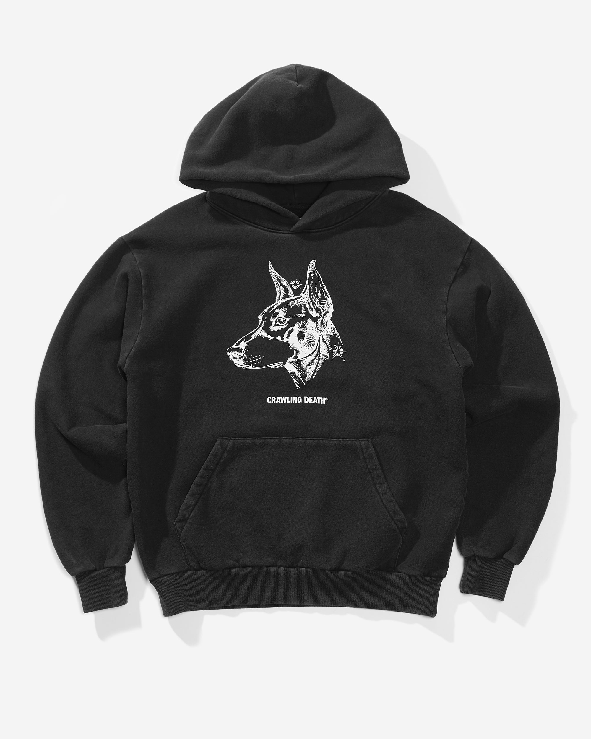 Dog Hood Washed Black | Spider Sinclair