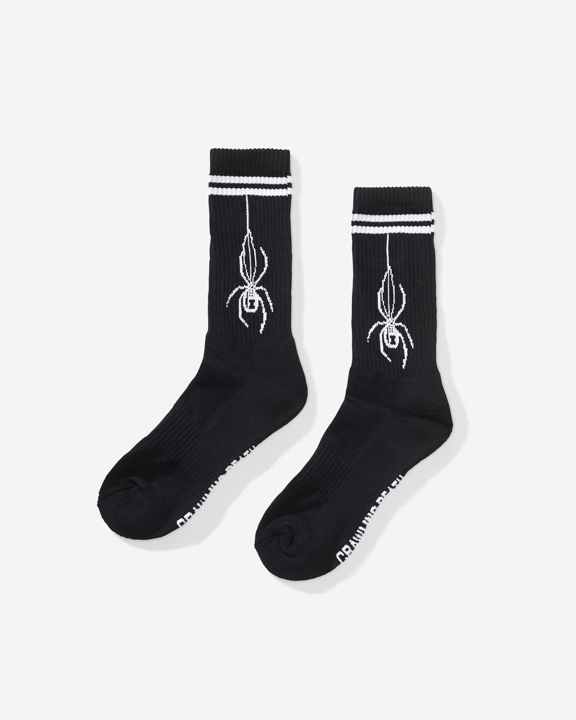 Spider Striped Socks Black | Spider Sinclair