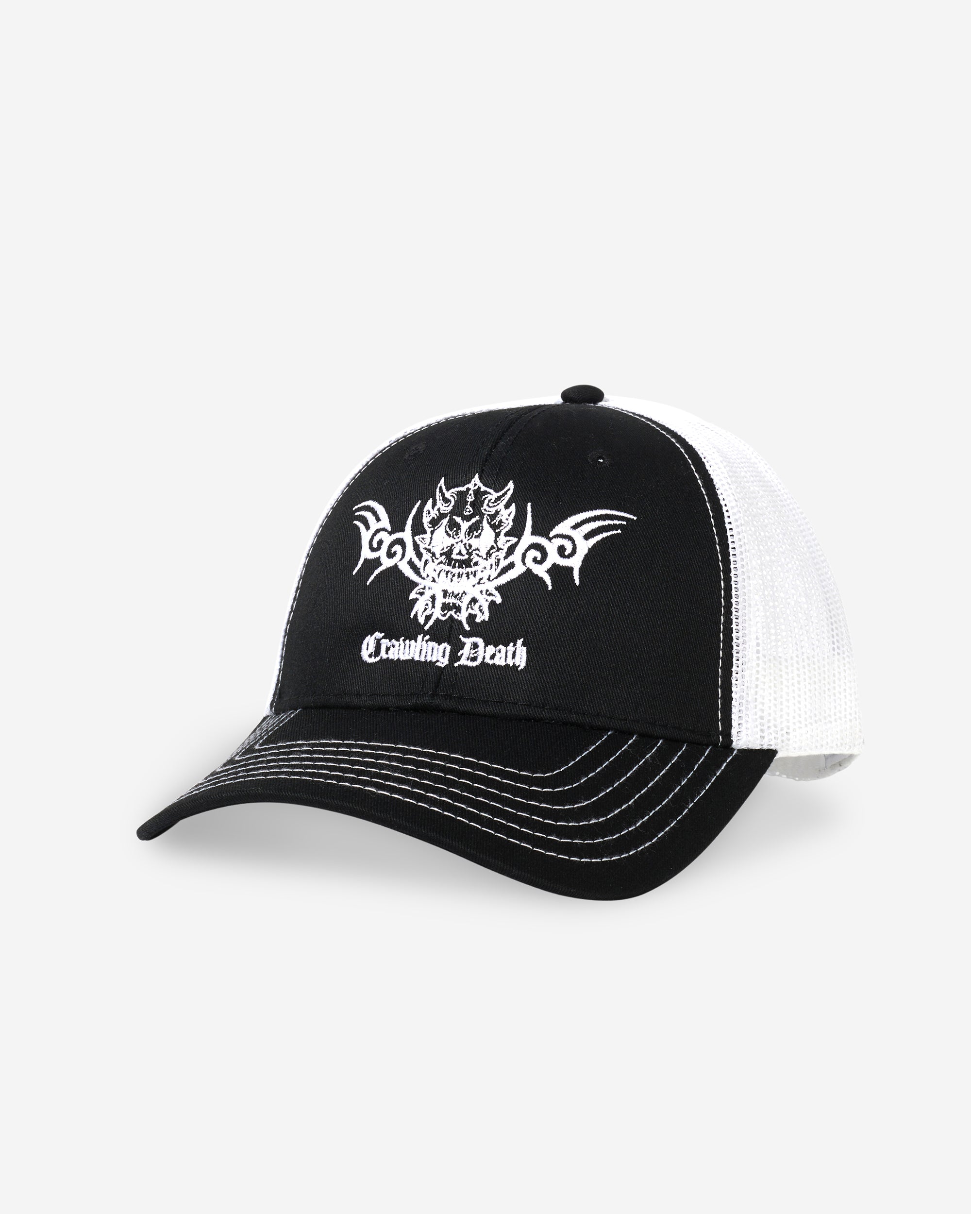 Tribal Skull Mesh Cap