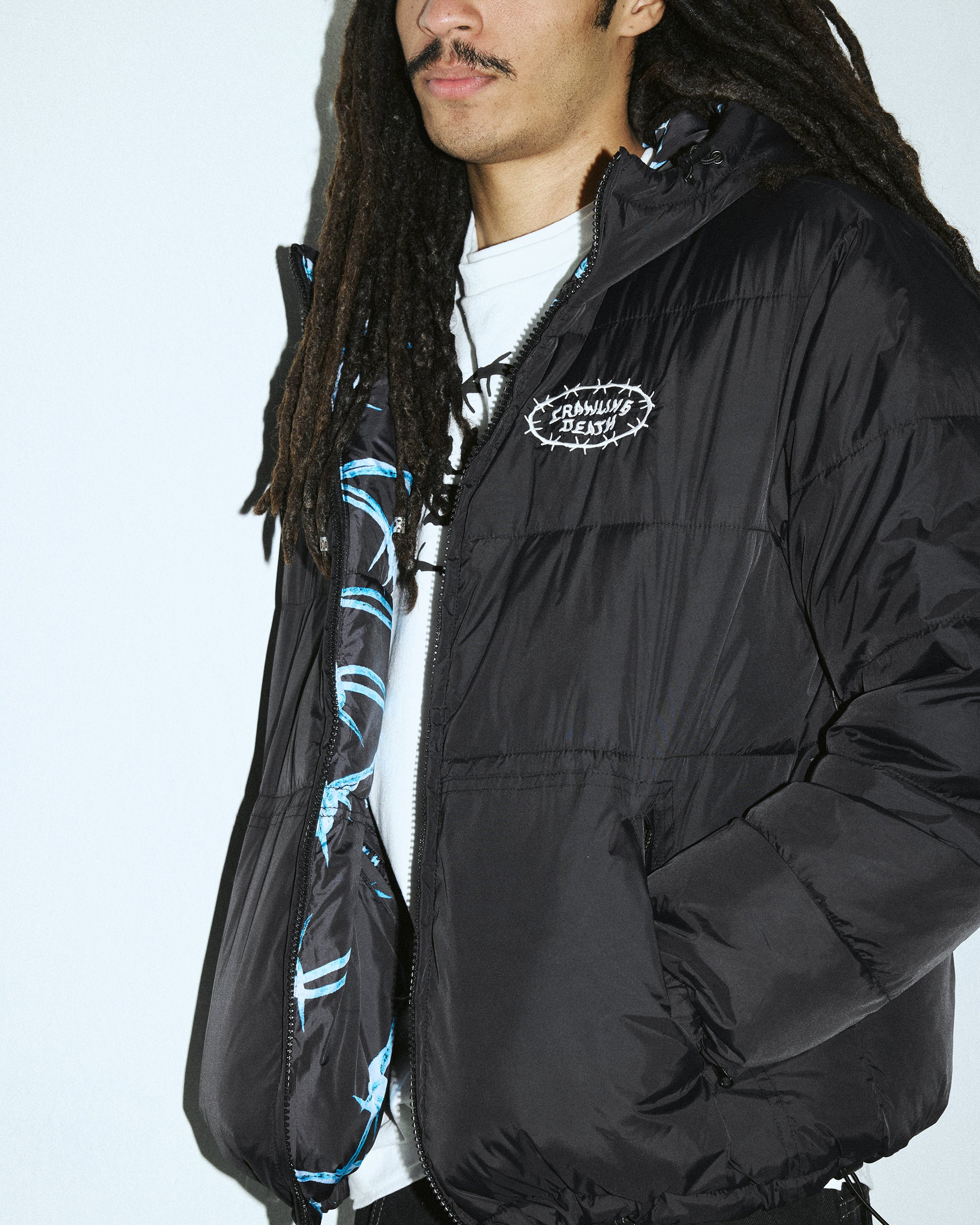 Barbed Wire Puffer Jacket