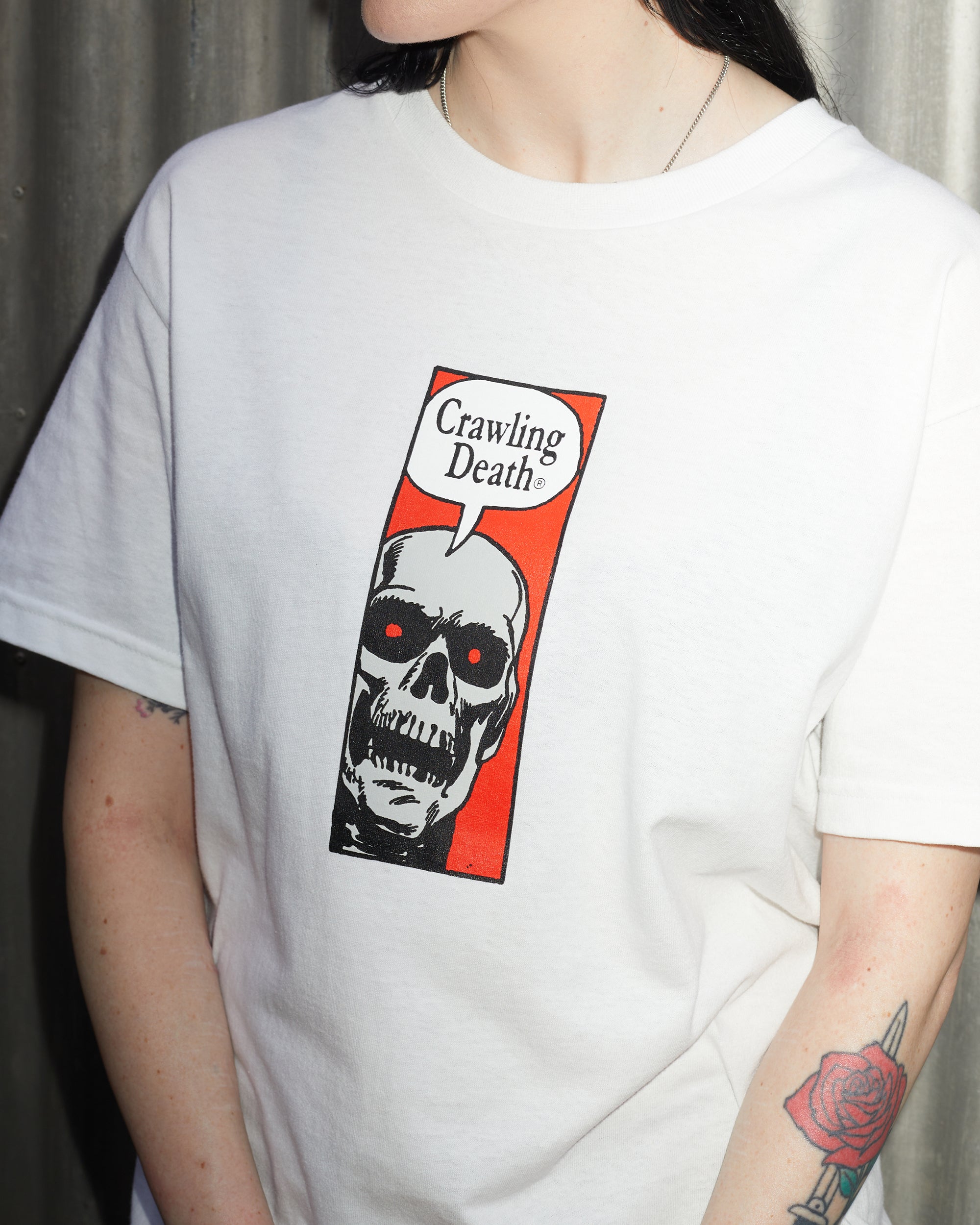 Comic Skull T-Shirt | White