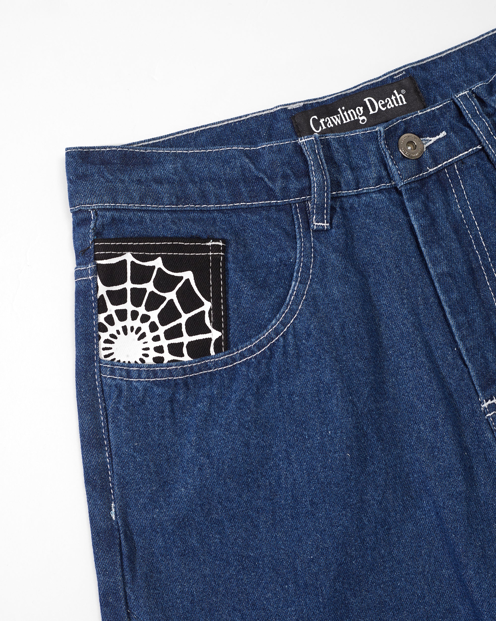 Web Denim Jeans | Blue