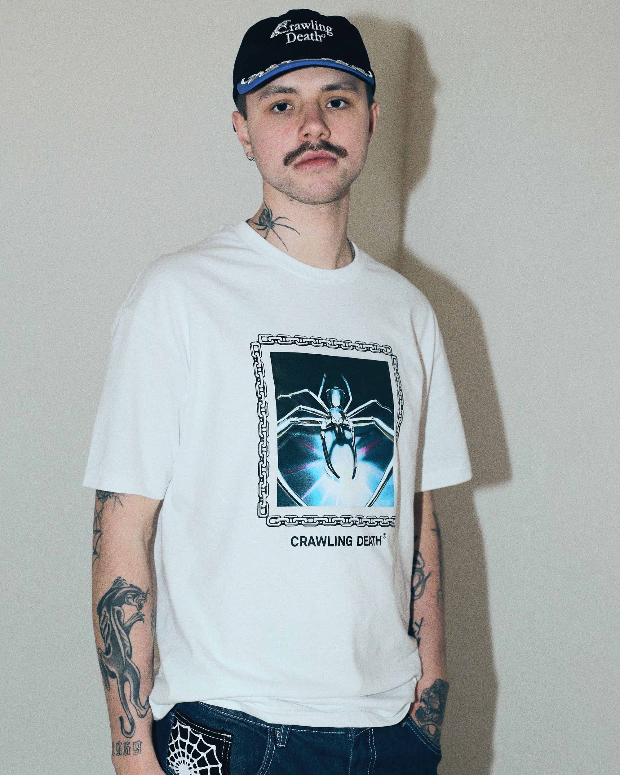 Chrome Spider T-Shirt | White