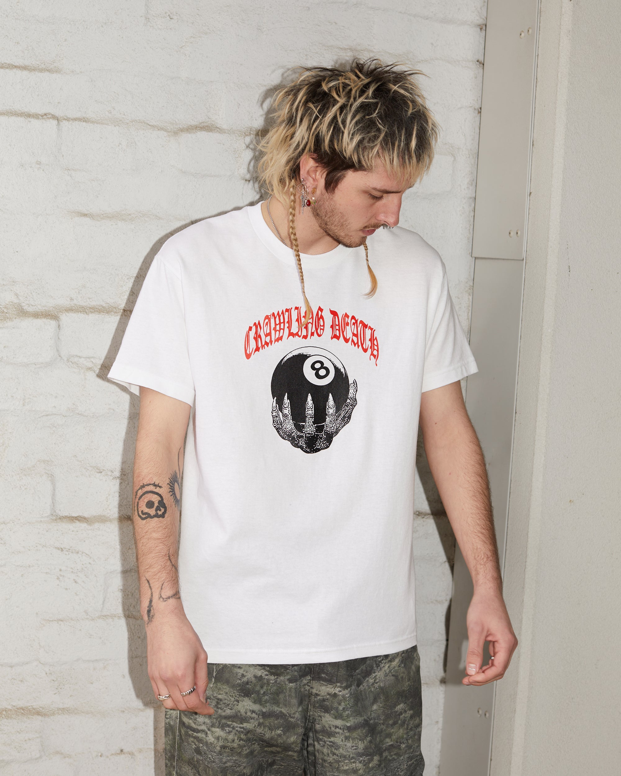 8 Ball Claw T-Shirt | White