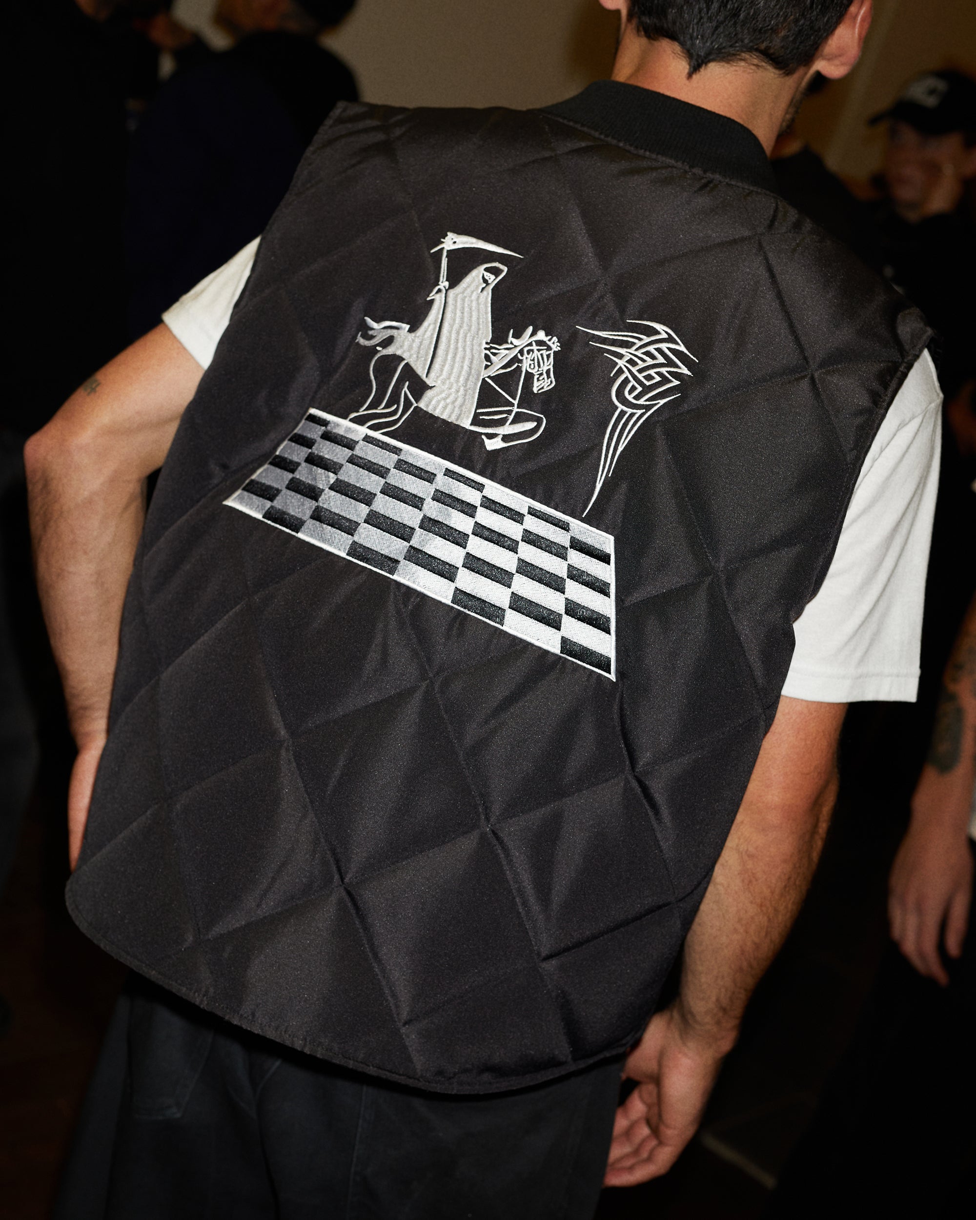 Quilted Vest | Chess Club