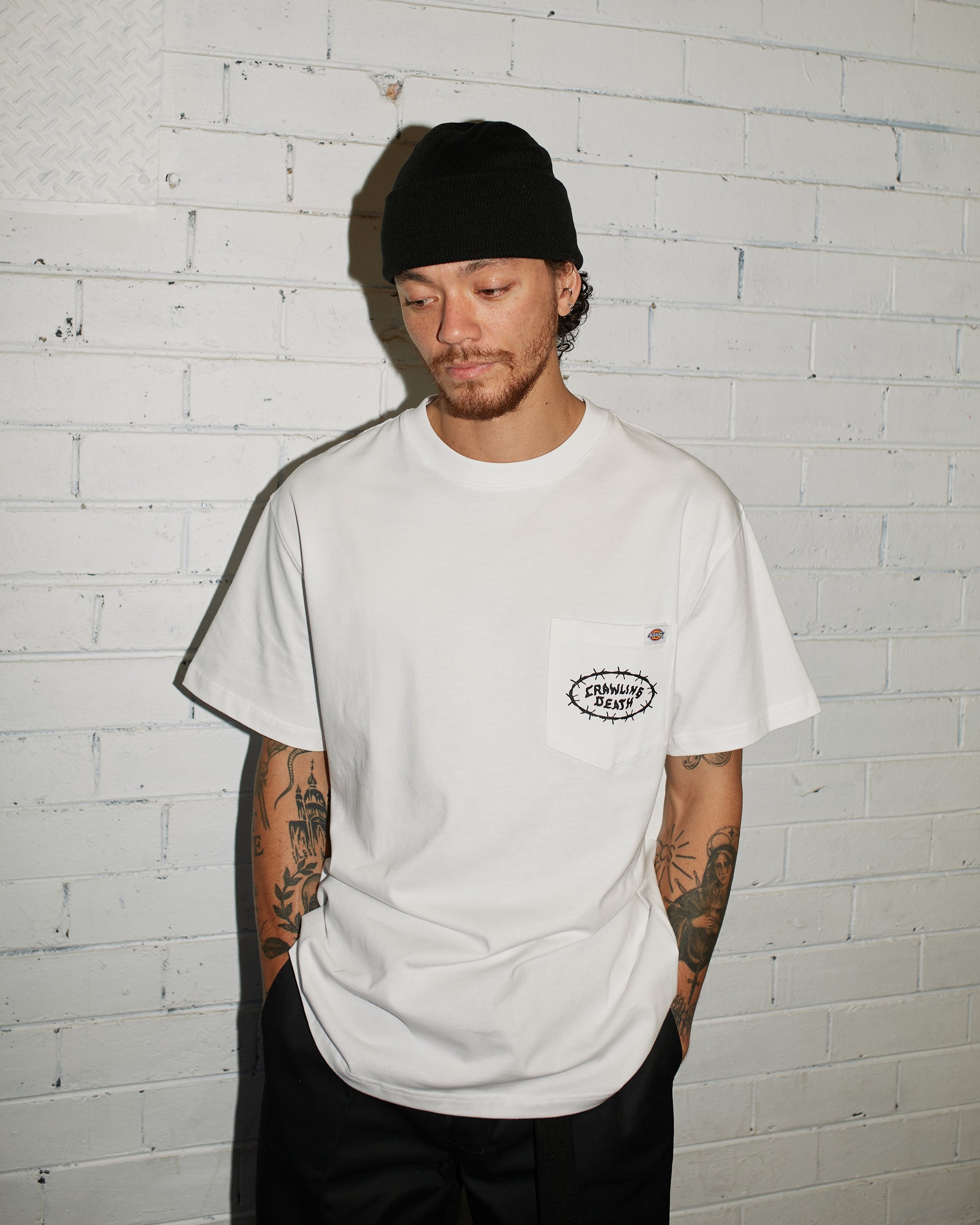 Dickies® Logo Pocket Tee | Cool White