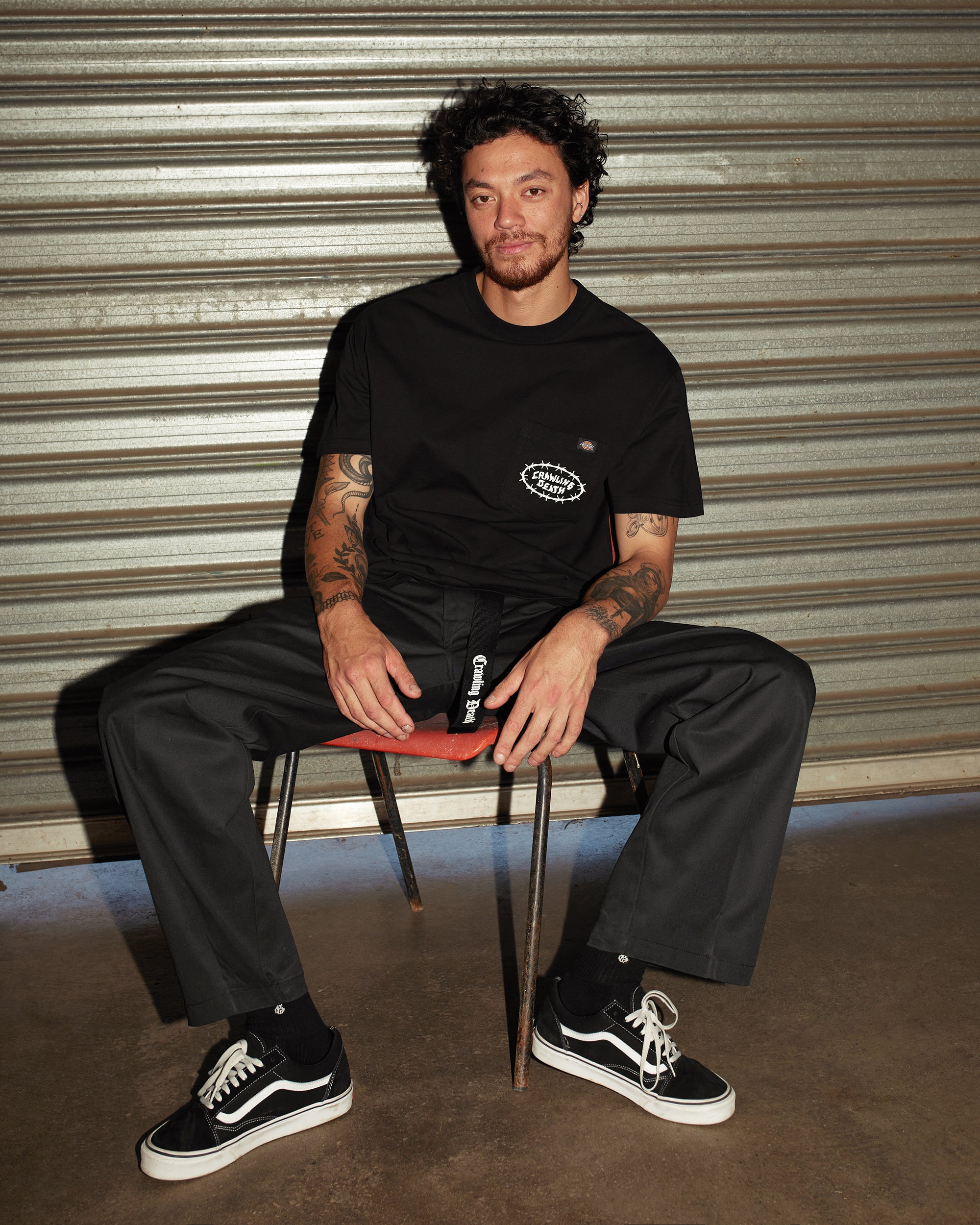 Dickies® Logo Pocket Tee | Black