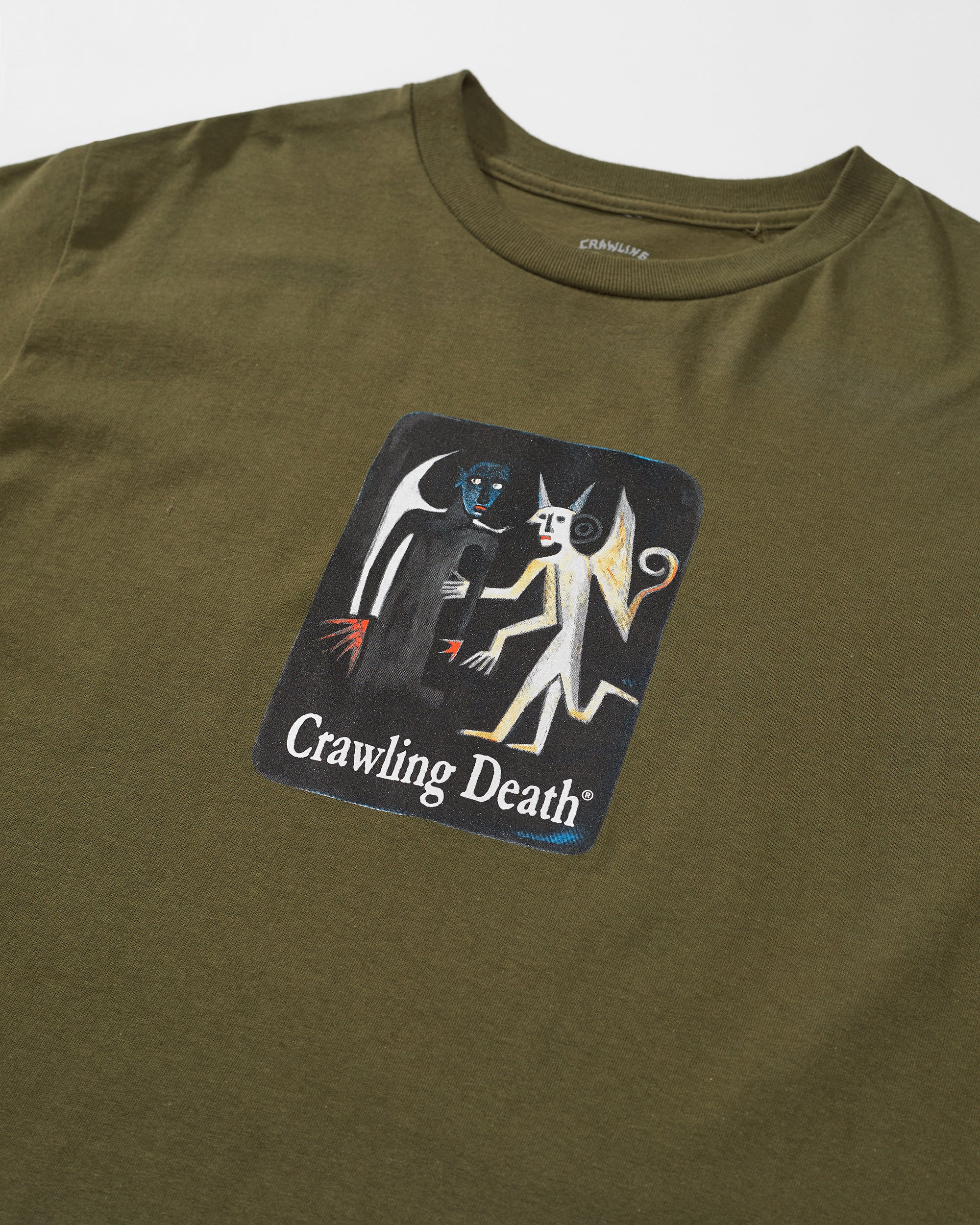 Angel Devil T-Shirt | Army Green