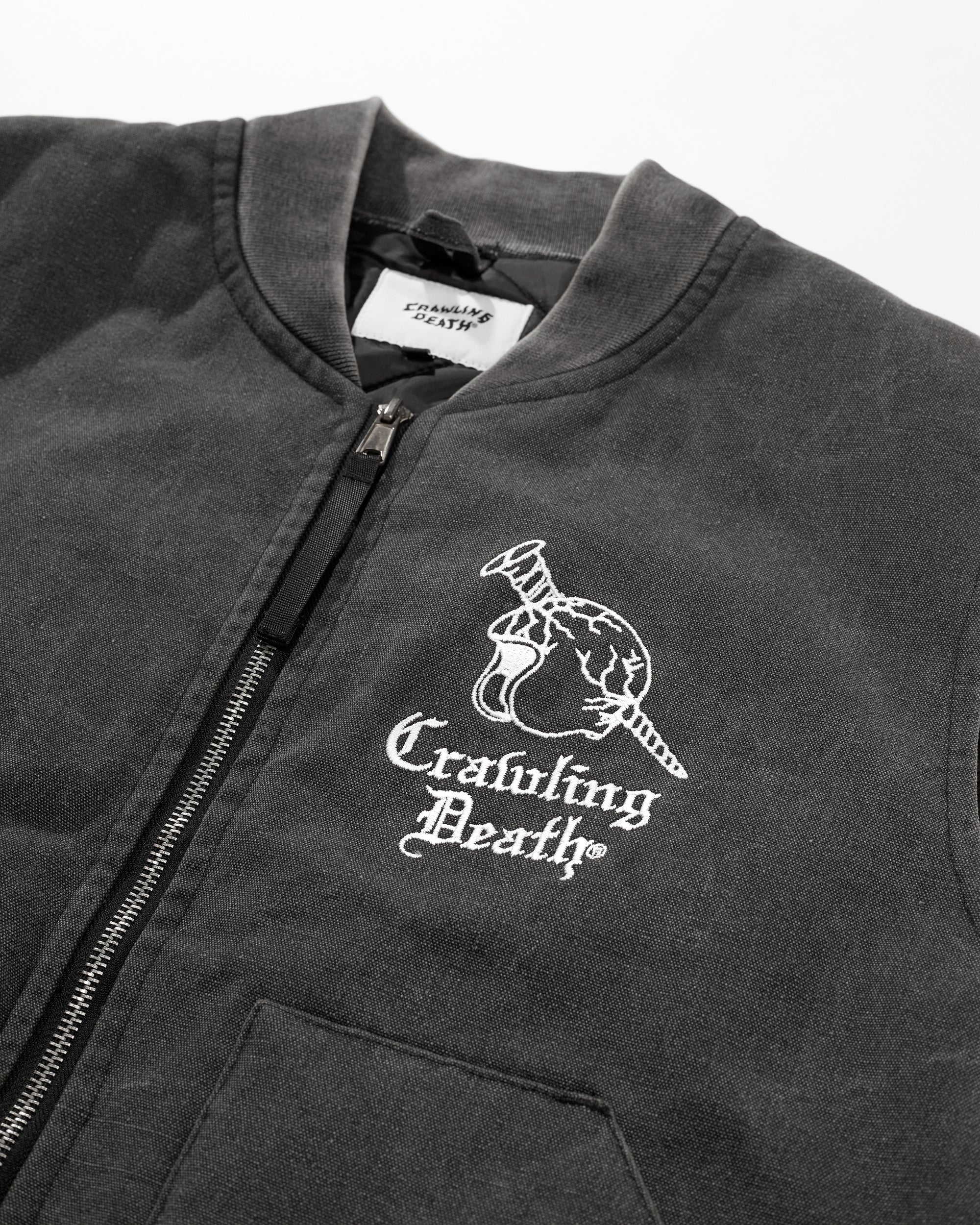 Helmet Screw Canvas Vest | Grey