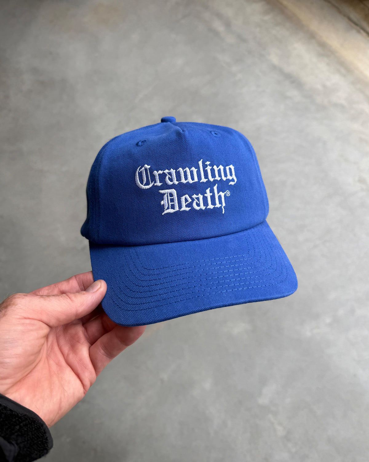 Stack Logo Hat | Royal Blue | Crawling Death